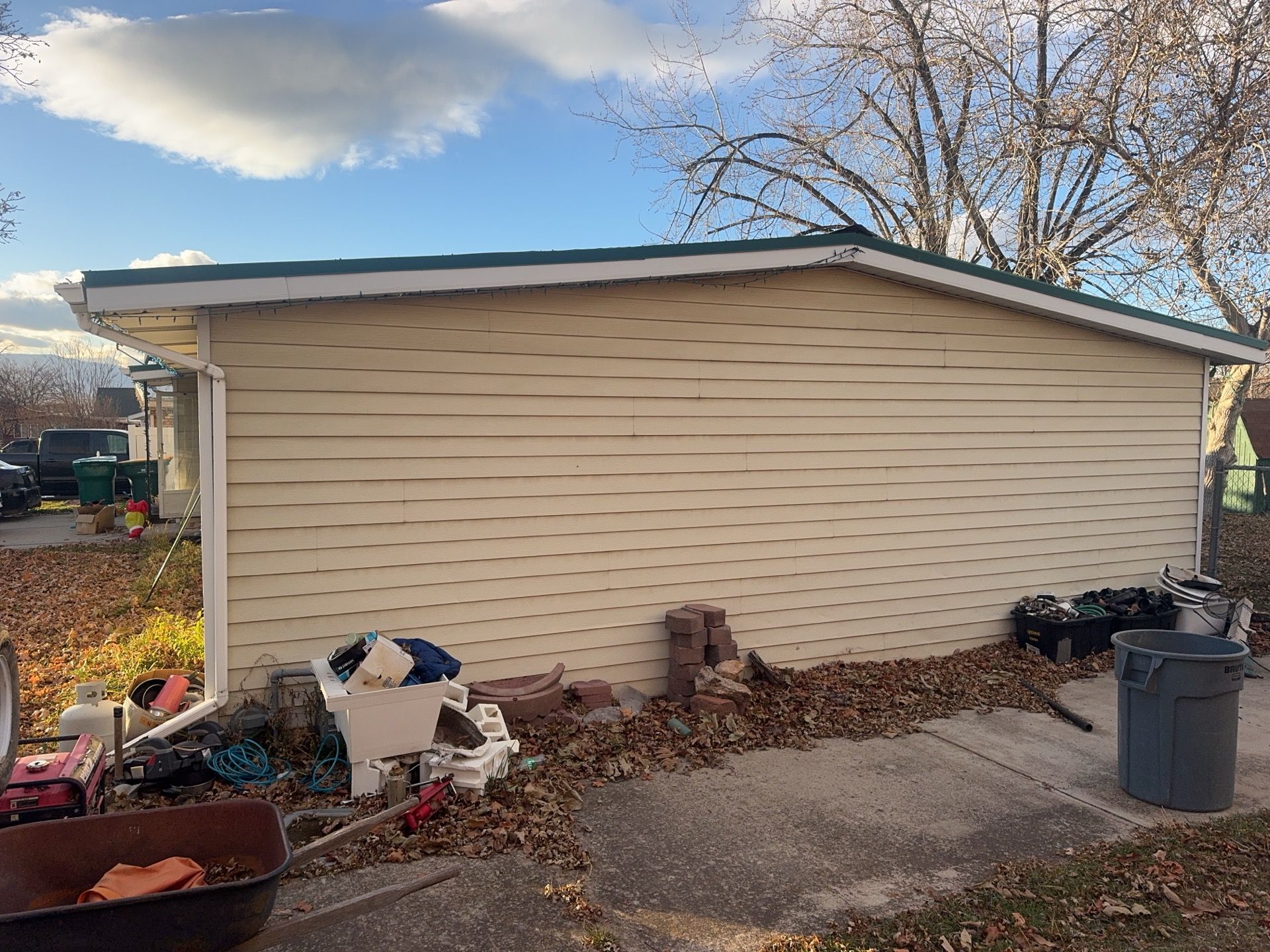 Orem | Elegant Aluminum-to-Vinyl Transformation | Harbor Grey & White by Ideal Siding Utah