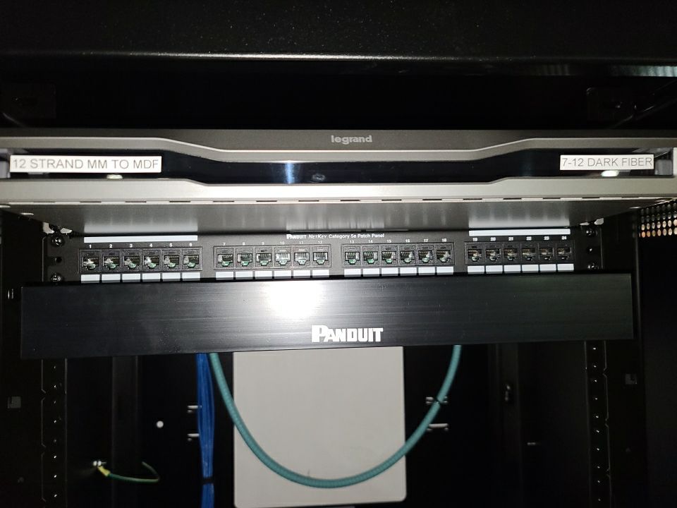 Structure Cable Installation using Cat 6 Cabling & Fiber  by Firmament Solutions