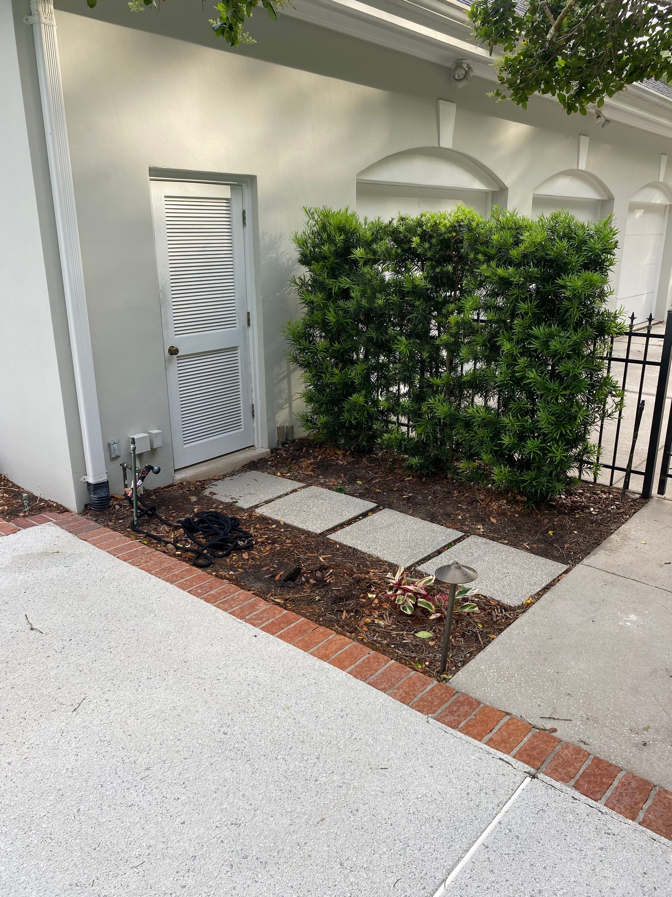 Deerwood Resident | Pine Straw Installation by ProGreen Services