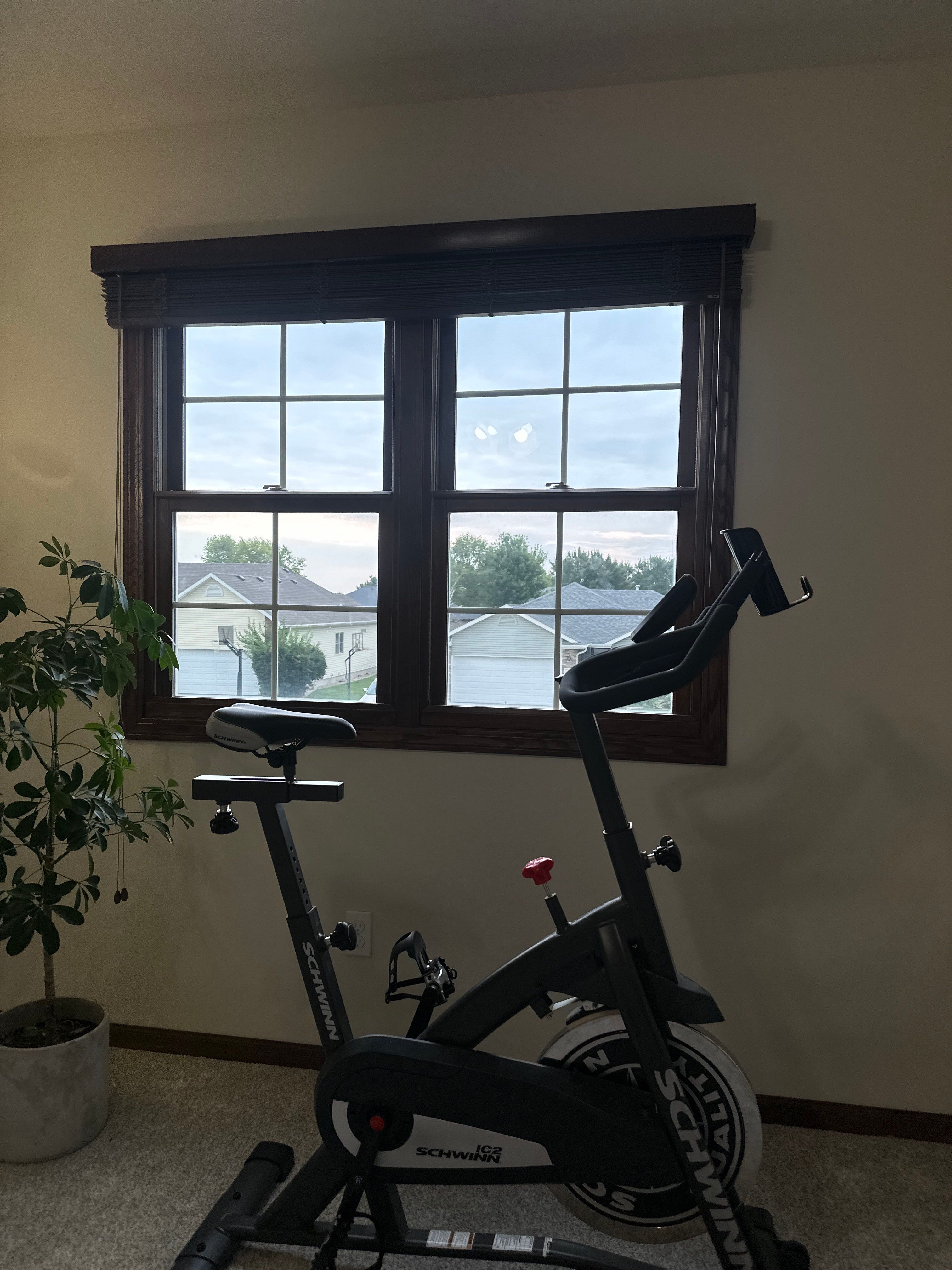 Home Office Remodel Featuring Custom Cabinetry and Dark Wood Trim by CompanyCam Sales Demo