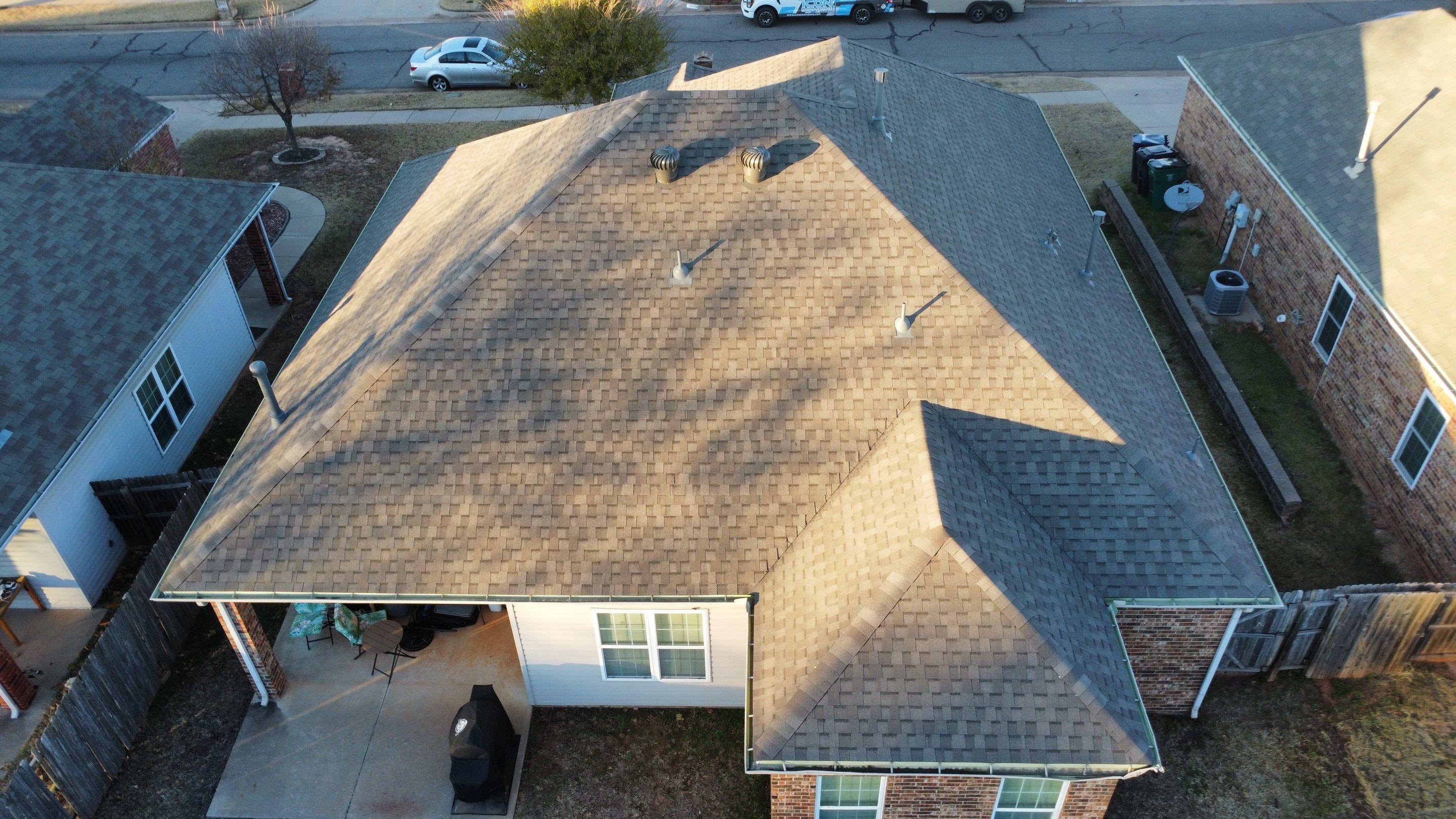Install of Roofing system after tornado in oklahoma city! by Icon Roofing And Construction