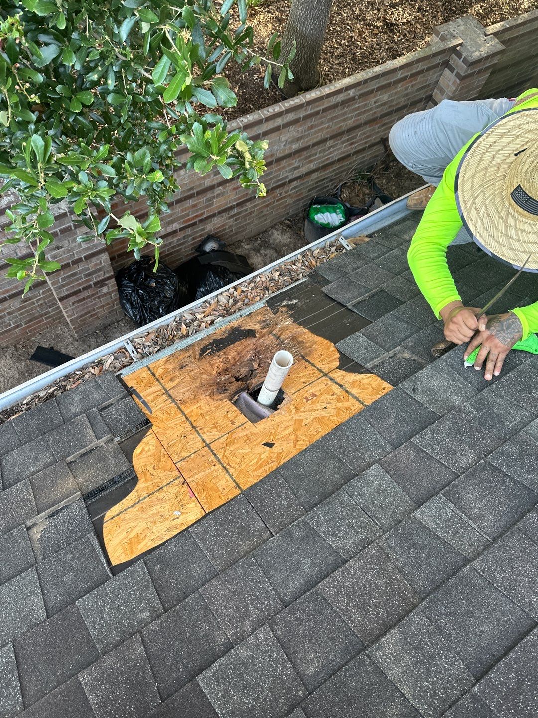 Residential Roofing Repair using Owen's Corning Duration (Lifetime) Shingles by Roof Repair Company