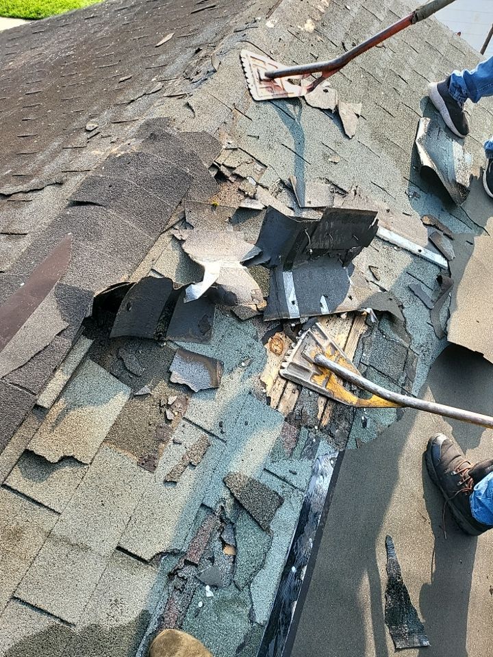 Residential Roofing Installation using Owens Corning Duration Driftwood by A Plus Exterior