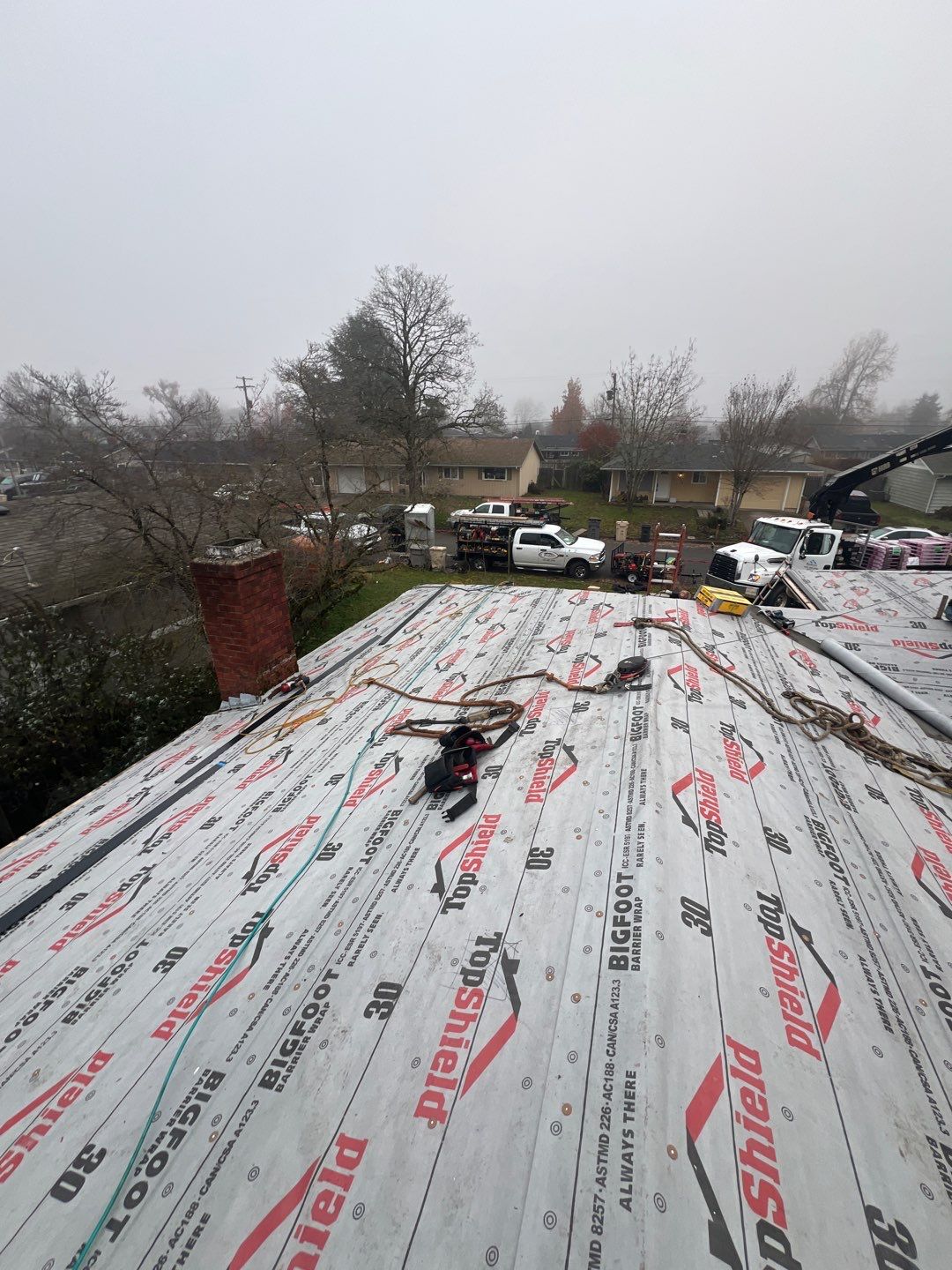 Residential Roofing Installation using IKO Dynasty (Color: Driftshake) by Orezona Building & Roofing Company, Inc.