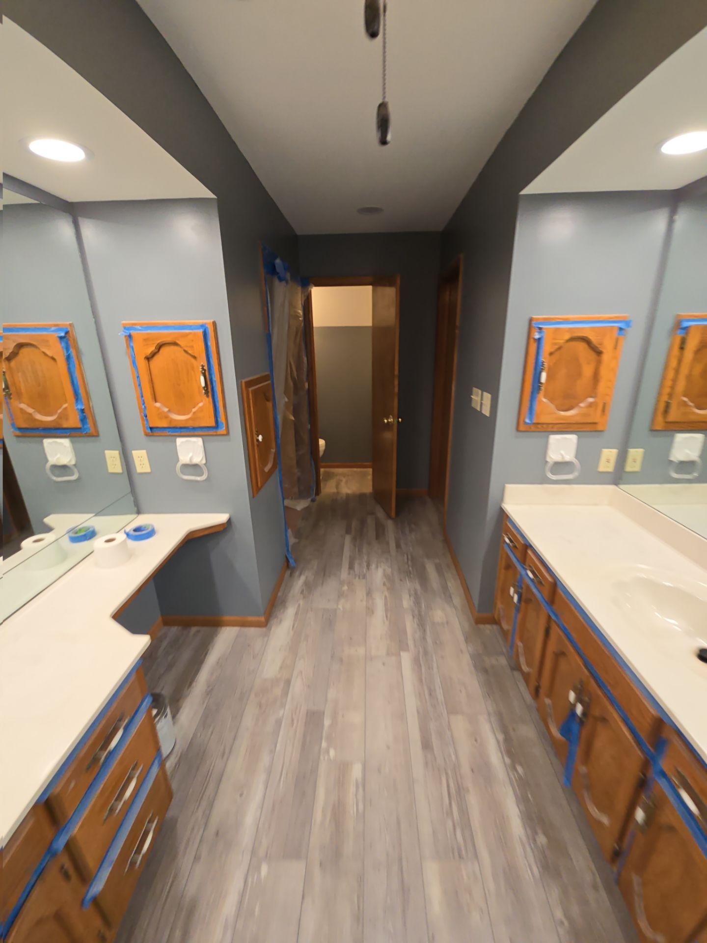 Full bathroom remodel, all new except vanities by The Shower Company