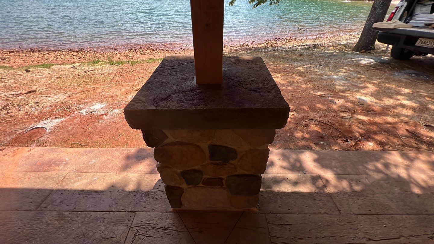 Stamped Concrete Pavilion Slab by Xtreme Concrete Services