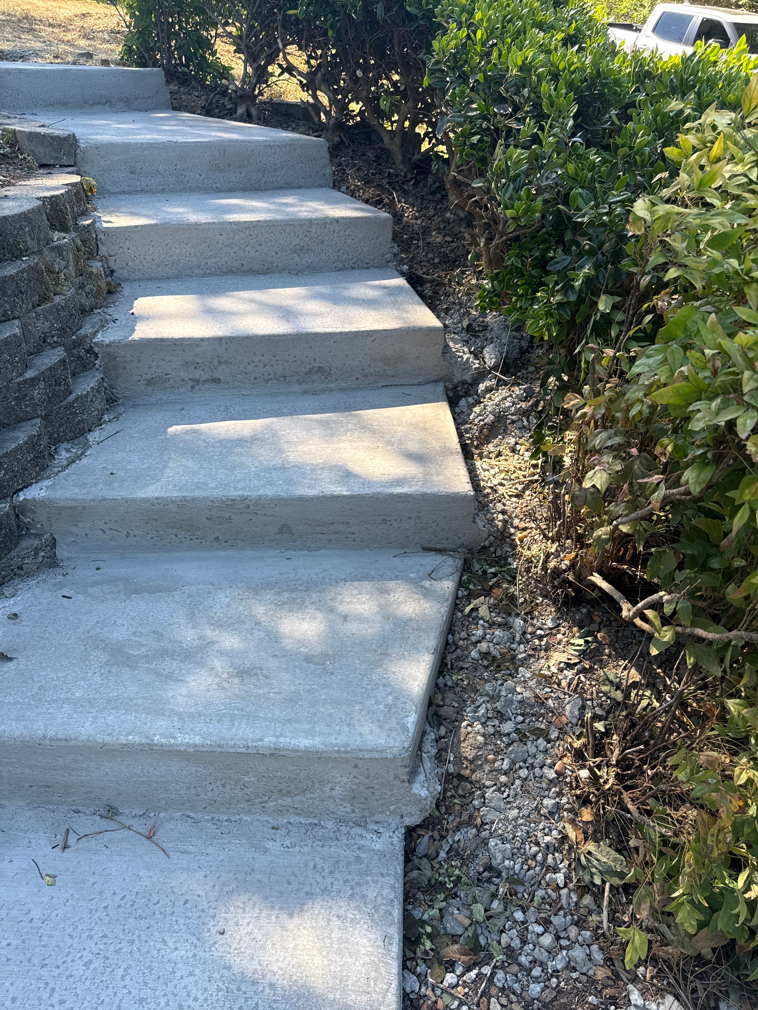 Concrete transformation in Durham by Martinez Brother’s Nc Landscaping Inc