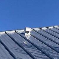 26ga 1.5" Mechanical Seam Mill Finish  by Total Roofing System The Metal Roof Experts