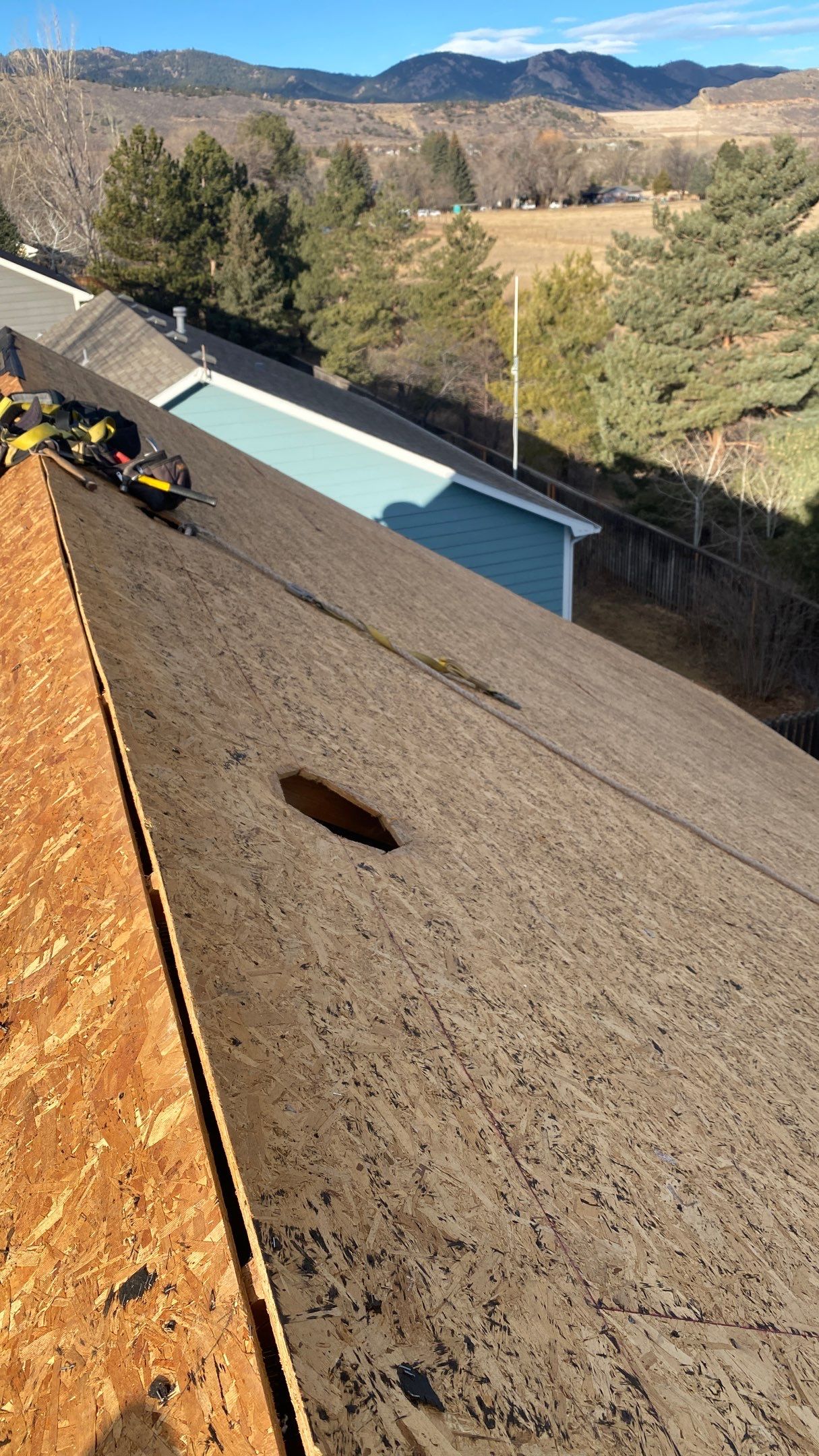 Resdiental Hail Damage Roof Replacement using Certainteed Northgate by Black Belt Roofing