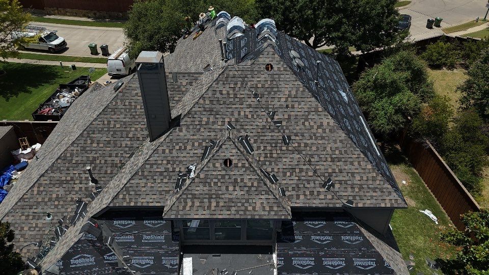 Residential Roof Repair using IKO Dynasty Class 3 Impact Resistant Shingles by Becker Roofing and Exteriors