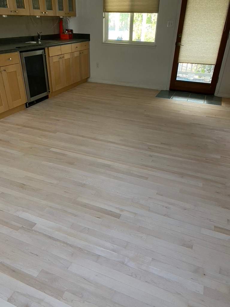 Former Gym Floors Refinished in Newcastle Residential Home by Footprints Floors South Sacramento