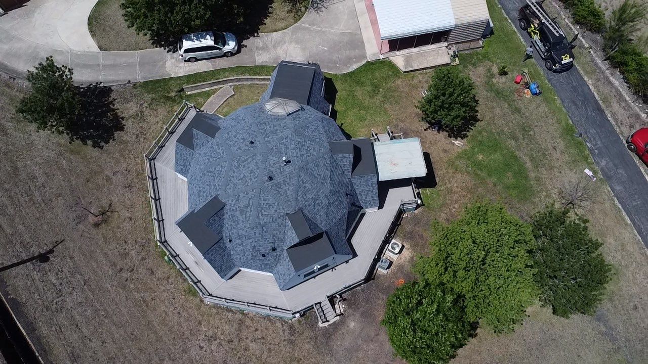 Project in Converse by Bison Roofing  