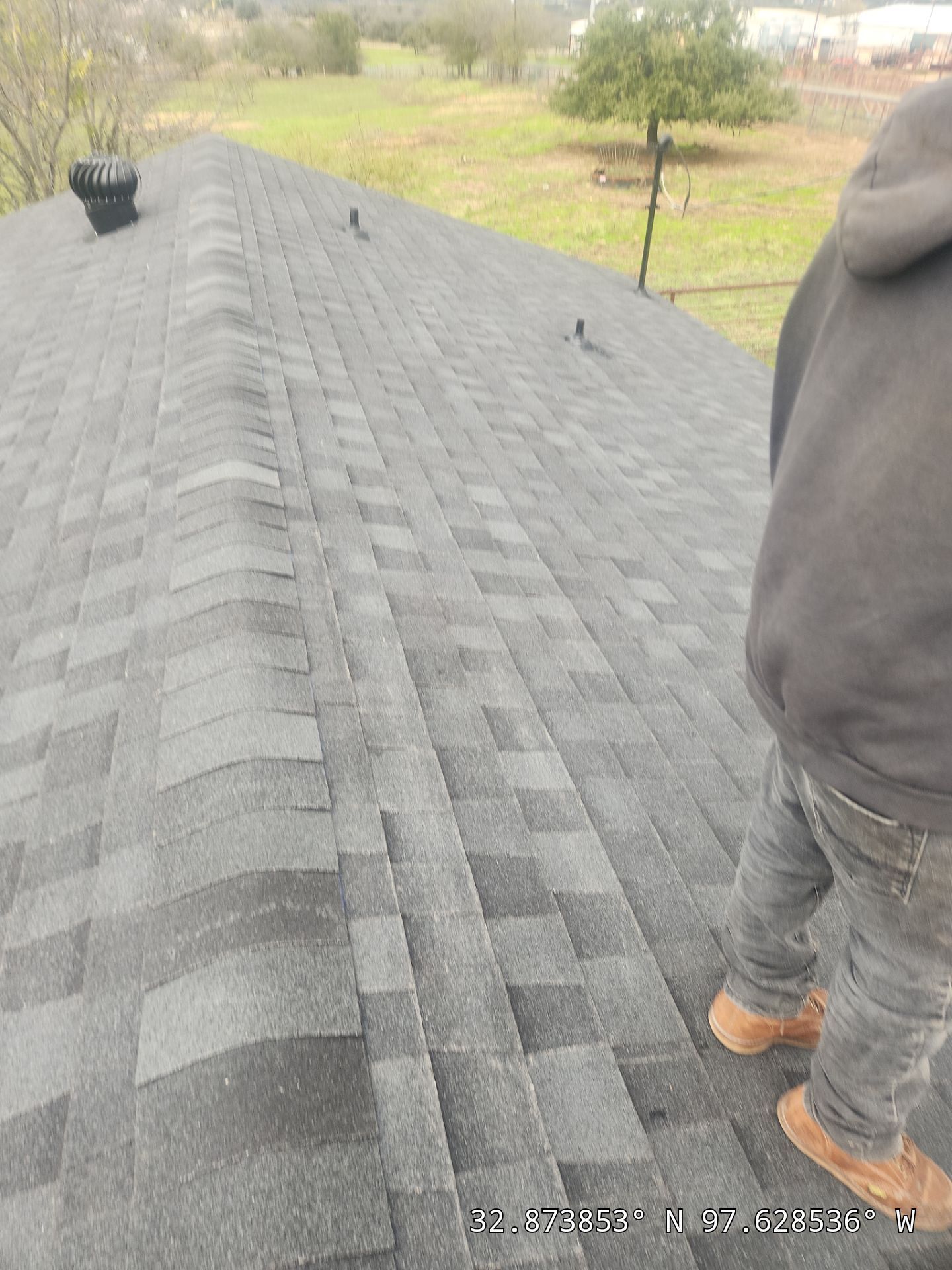 Project in Weatherford by Lonestar Roofing and Restoration LLC.