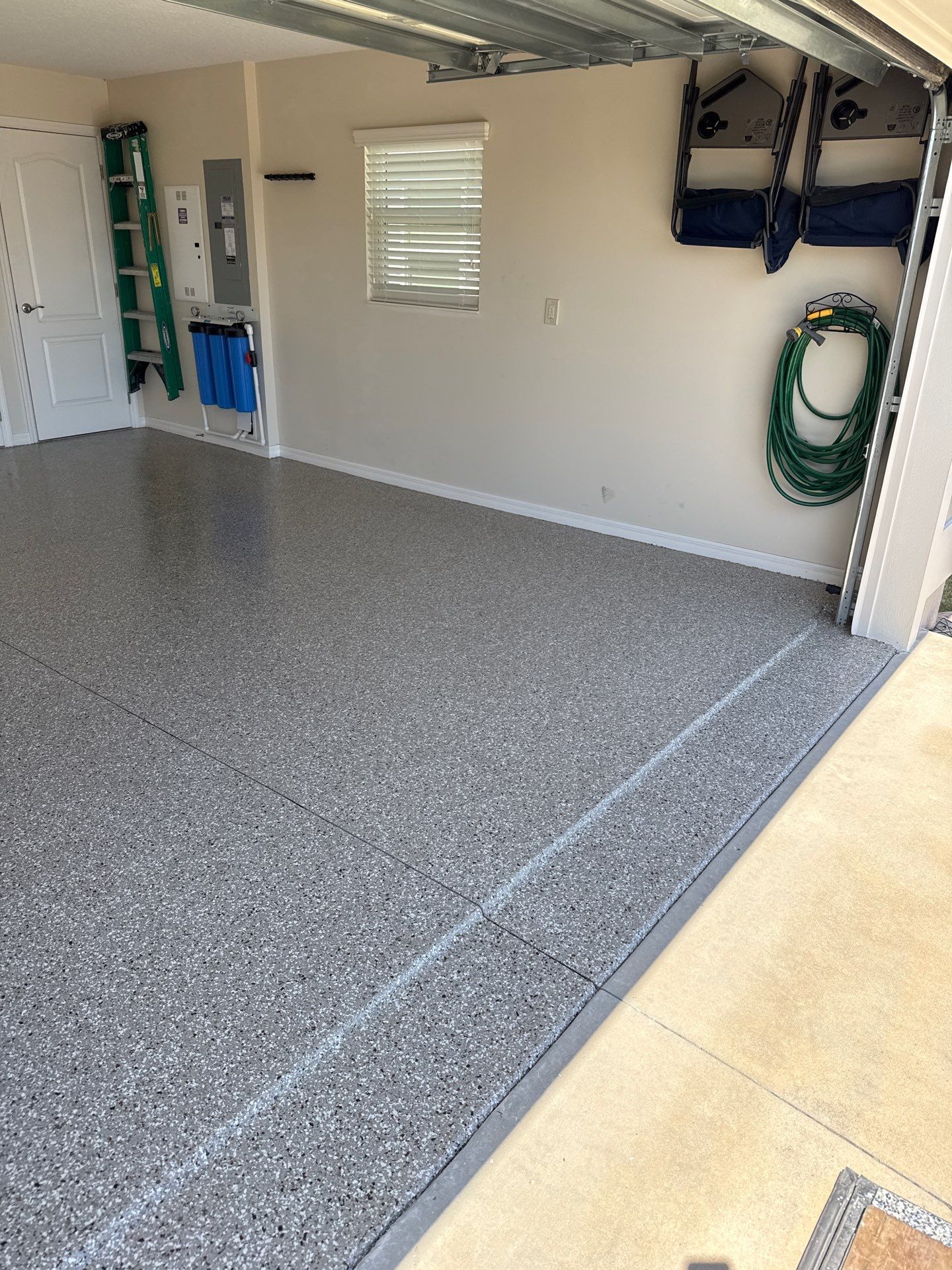 Garage Pebble Beach by Innovative Concrete Coatings 