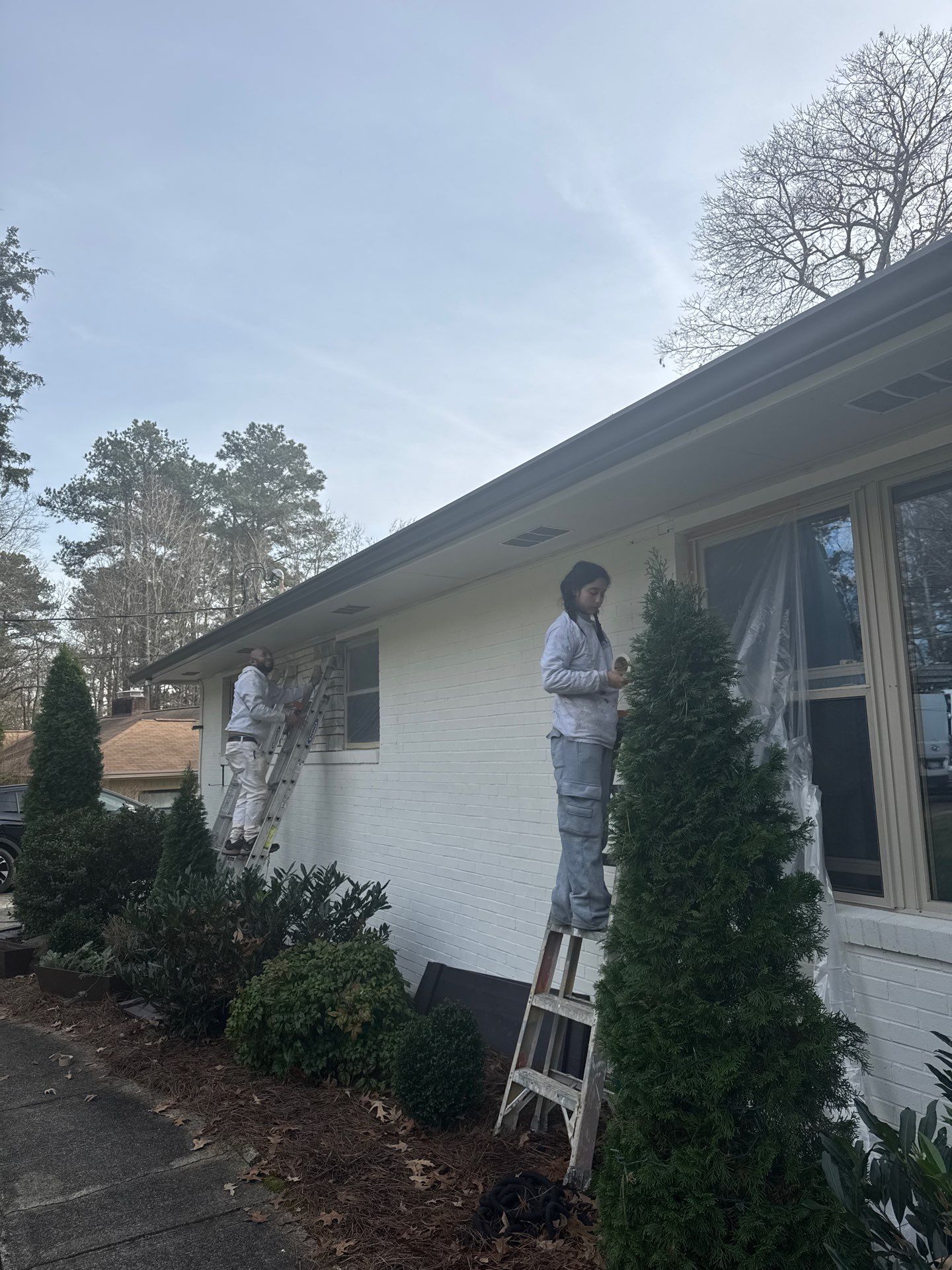 Exterior Brick Painting by GonzalezPainters & Contractors Inc 