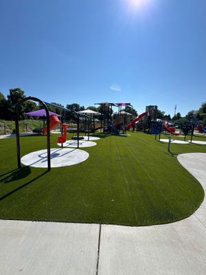 Lou Dennis Playground Grass