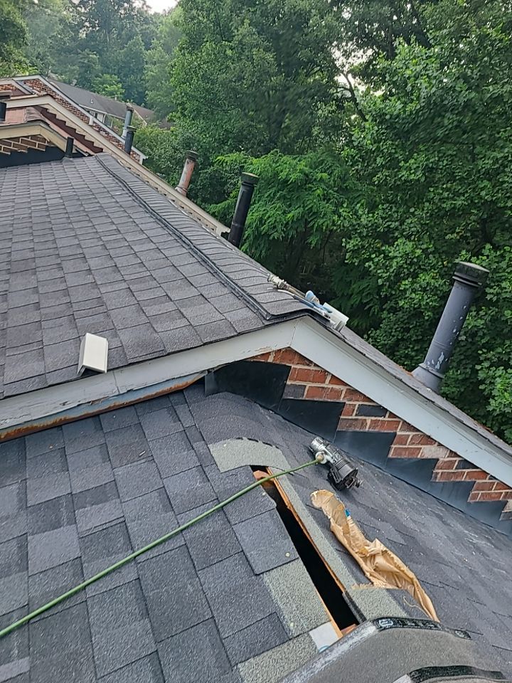 Reston: CertainTeed Landmark Pro Architectural Shingles in Max Def Moire Black by RM Banning, Inc.