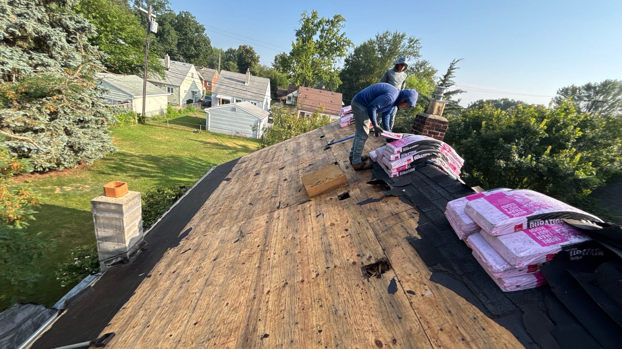 Roof Replacement using Owens Corning Onyx Black by 180 Contractors