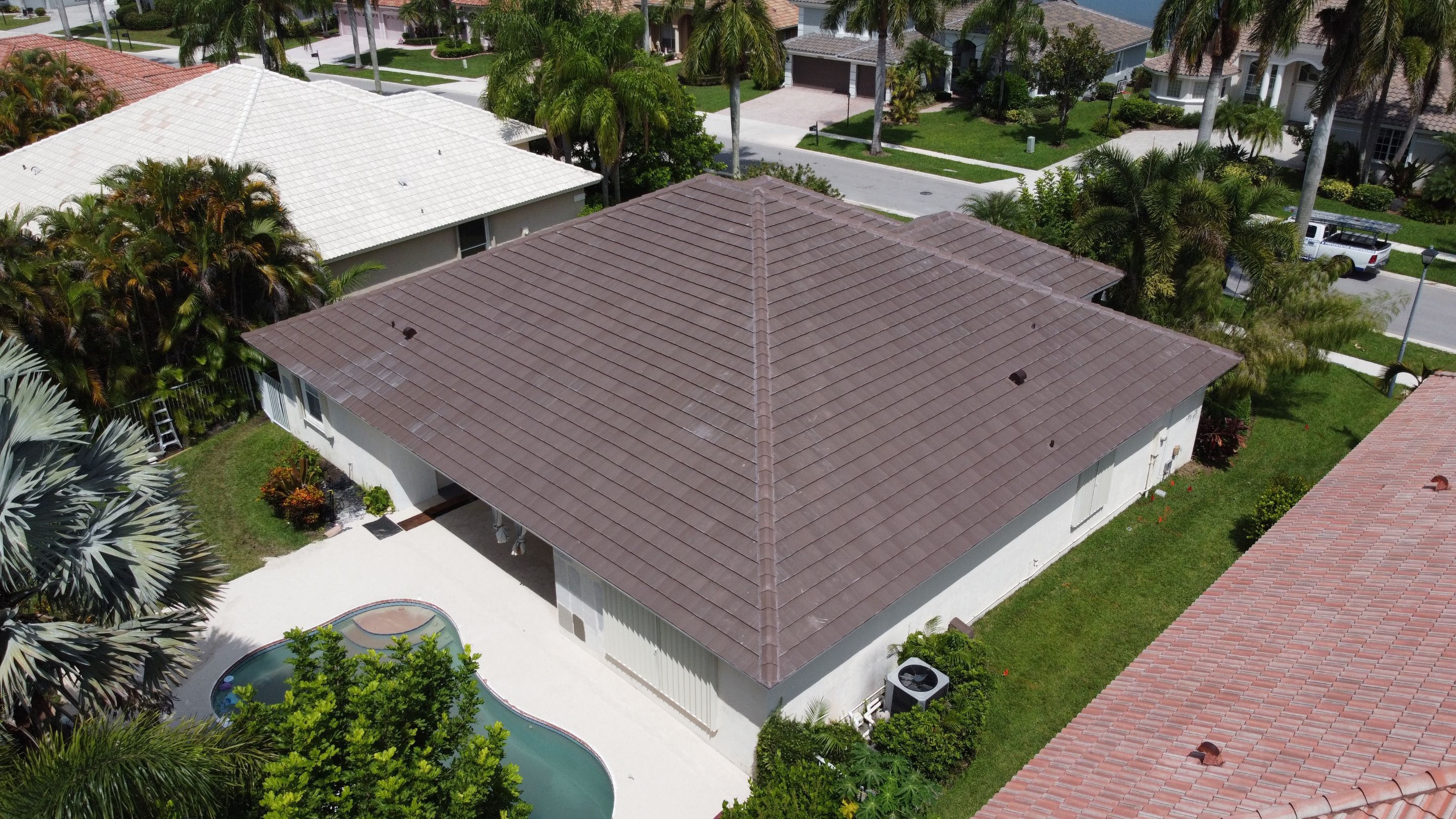 Residential Roofing Installation using Eagle Roofing Tile by BLUES BROTHERS ROOFING
