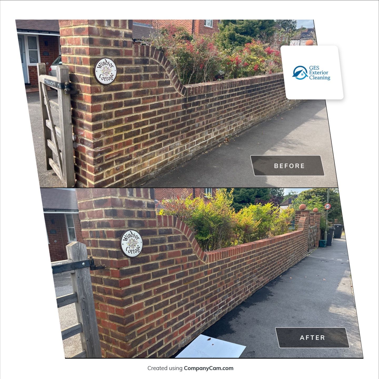Tarmac Driveway Clean using Flat Surface Cleaner by Ges Exterior Cleaning ltd
