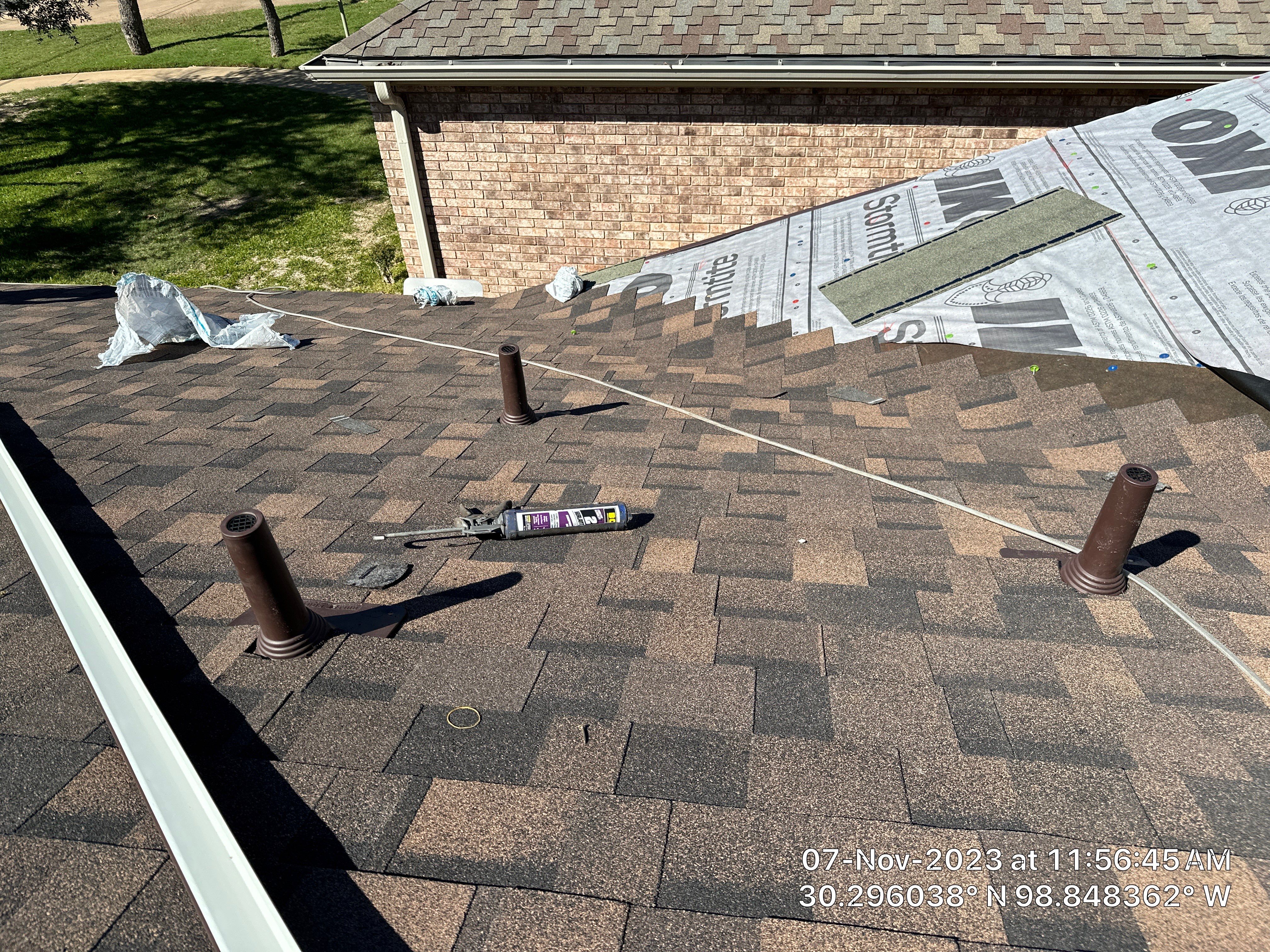 Fredericksburg Hail Damage Restoration and Full Roof Replacement by Caliber Restoration LLC