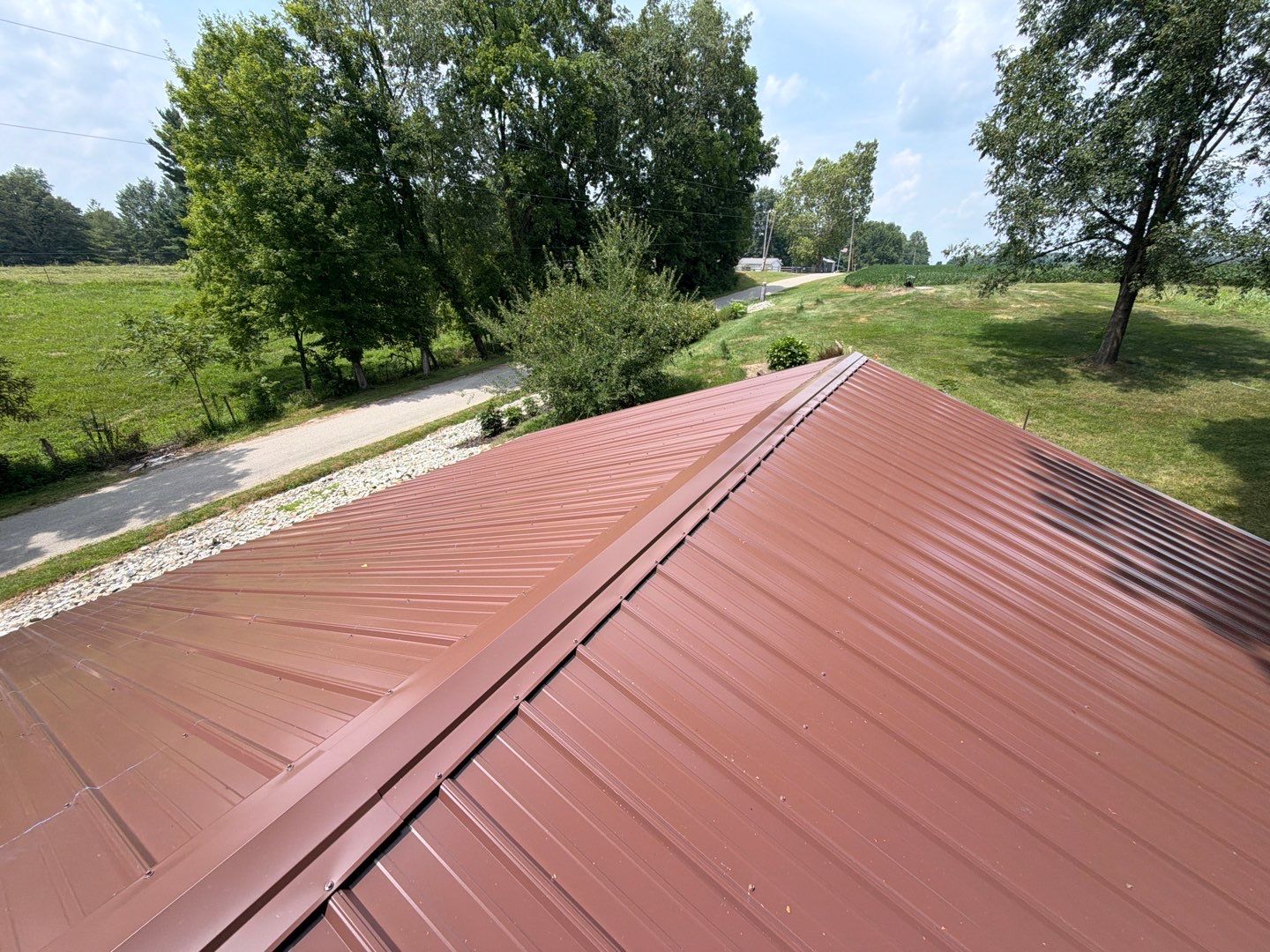 Classic Rib Metal Roofing - Brown by Hoel Roofing & Remodeling