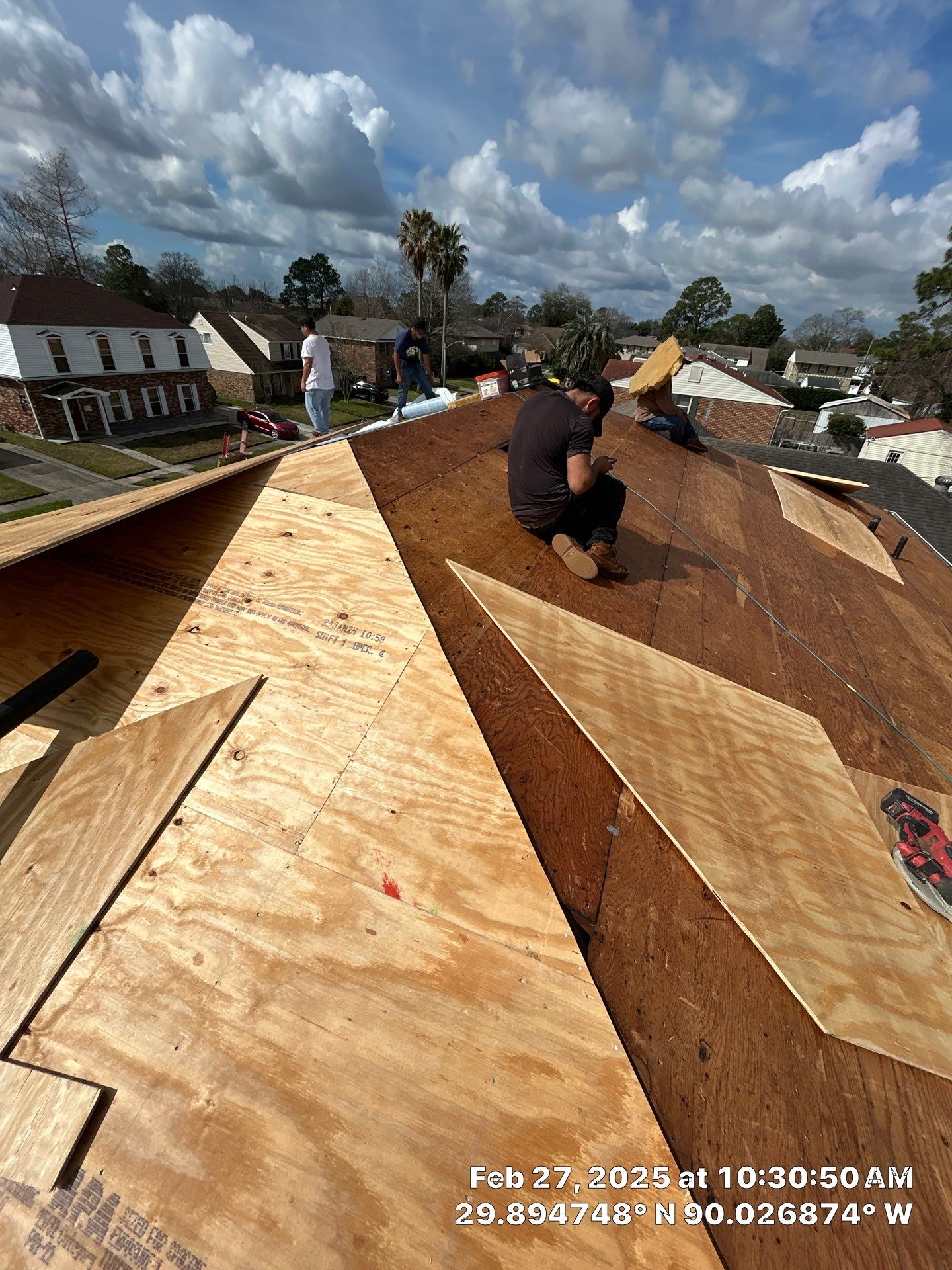 Project in Gretna by Robertson Roofing & Siding Inc