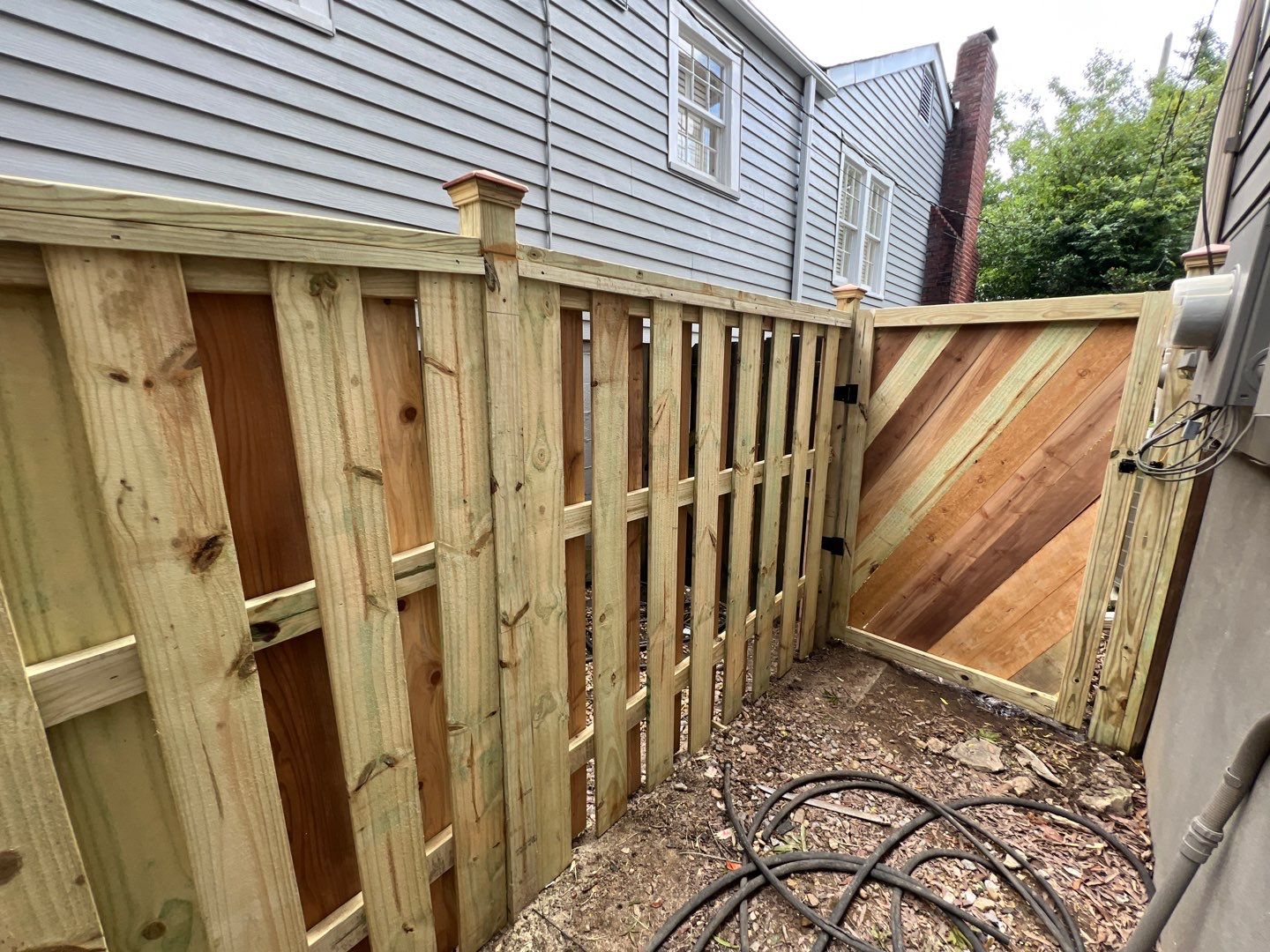 Melrose - Fence by Pillar and Pine