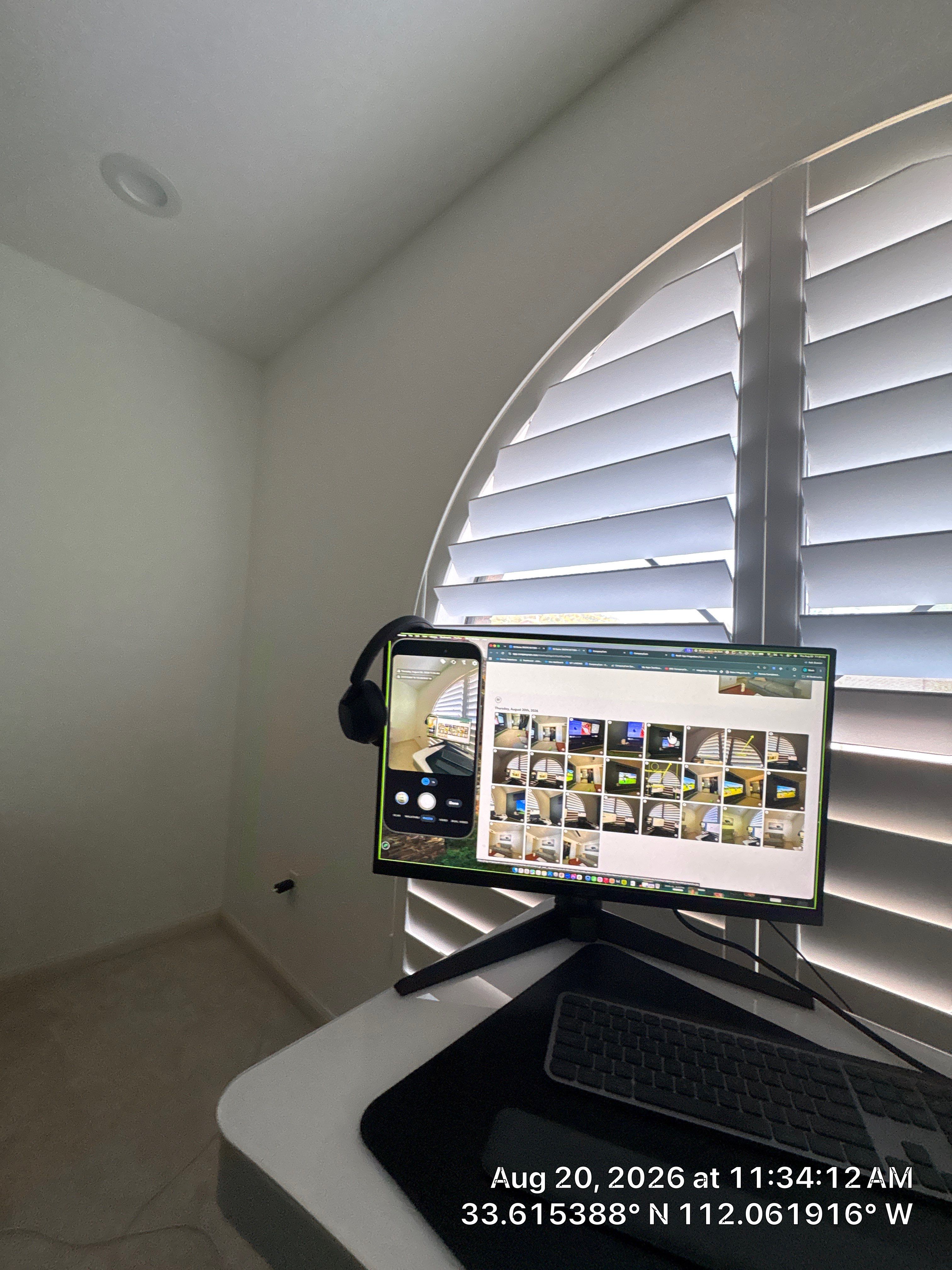 Interior Home Office Refresh with Custom Accent Wall in Phoenix by CompanyCam Sales Demo