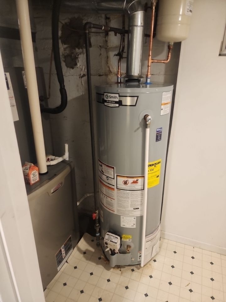 Water Heater Installation using AO SMITH PRO LINE 40 gallon by Sureway Comfort John Wilcox Plumbing Heating Cooling