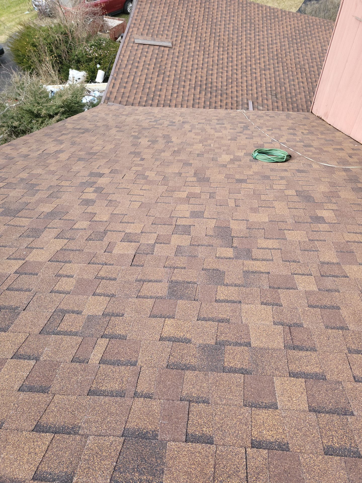 Atlas Pinnacle, Color, Burnt Hickory, Drip Edge, Color, Royal Brown by Eagle Eye Roofing