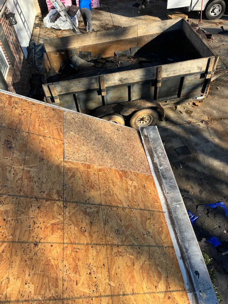 Residential Roofing Installation using Architectural shingles by BROCK BUILDERS 