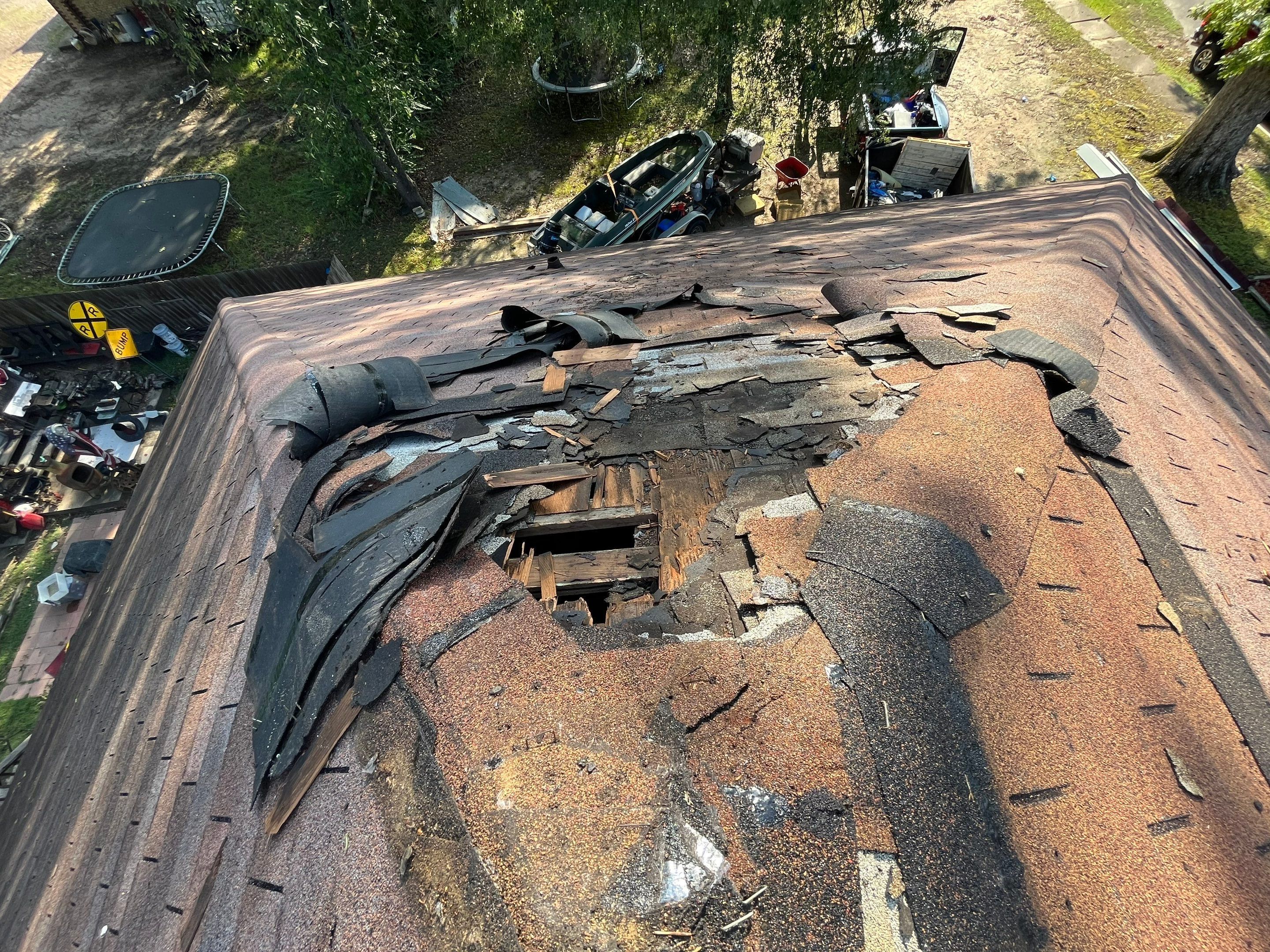 Residential Metal Roof Replacement using Reed's Metals: Colored Residental Panel (Burgundy) by Hostetler Roofing