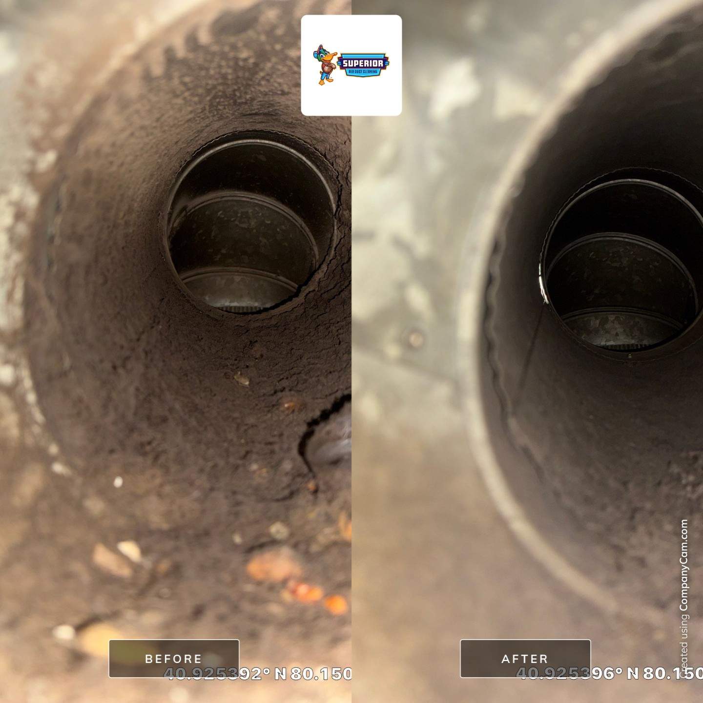 Air Duct Cleaning With a Vacuum Truck in Portersville, PA by Superior Air Duct Cleaning