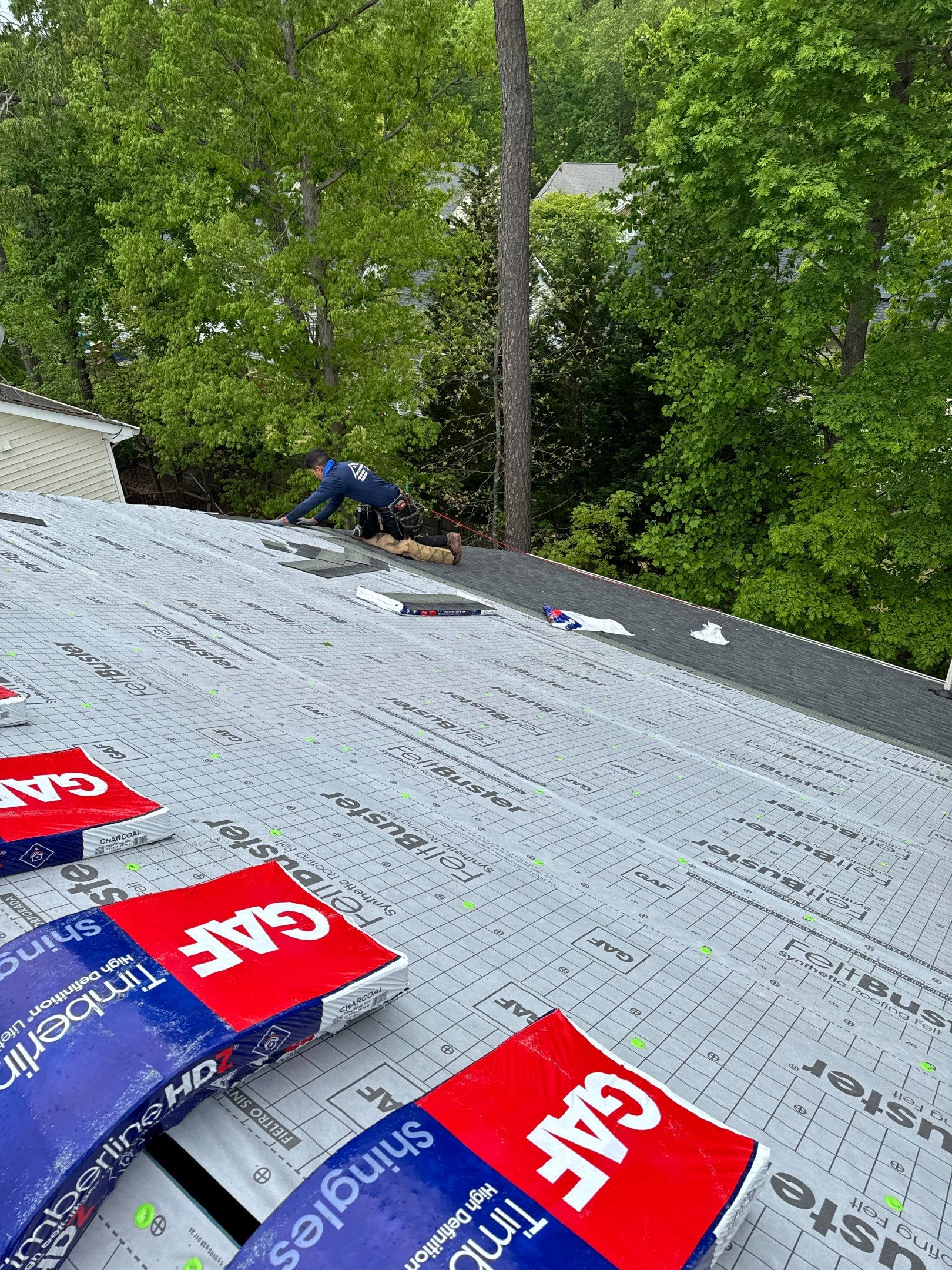 Project in Apex - Timberline HDZ Charcoal  by Pro Performance Roofing