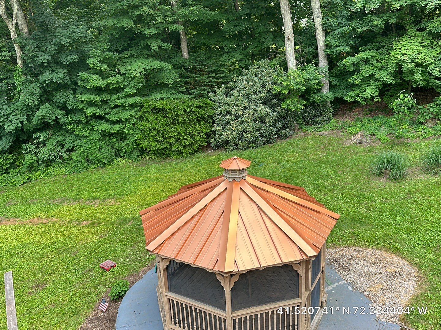 Residential Roofing Installation using Copper Penny Metal Roof by A Plus Exterior