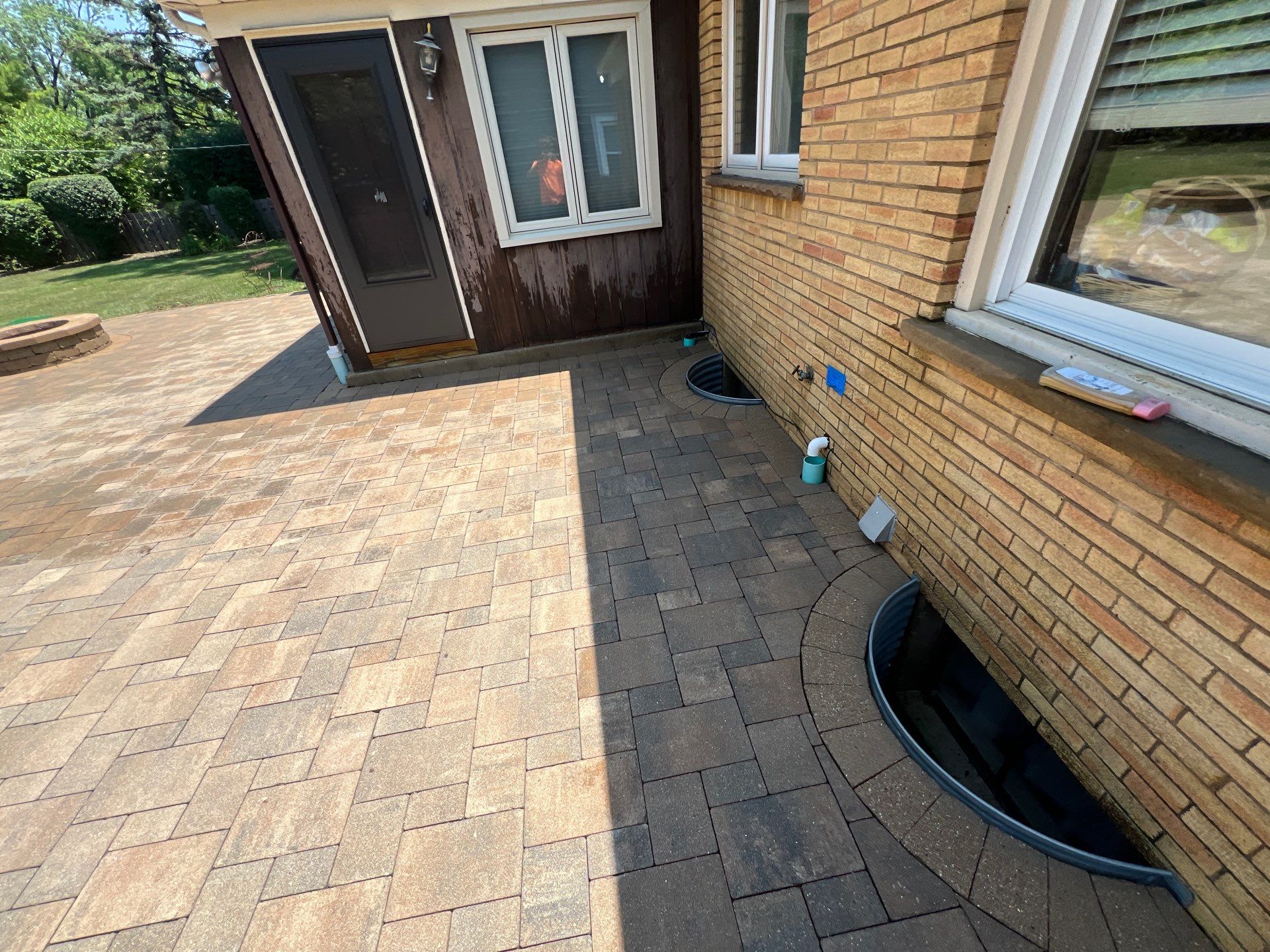 Brick Paver cleaning and sealing by Northern Power Washing LLC.