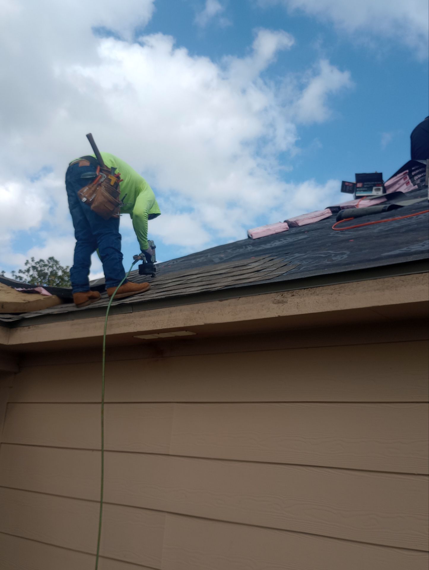 Residential Roofing Repair using Owen's Corning Duration (Lifetime) Shingles by Roof Repair Company