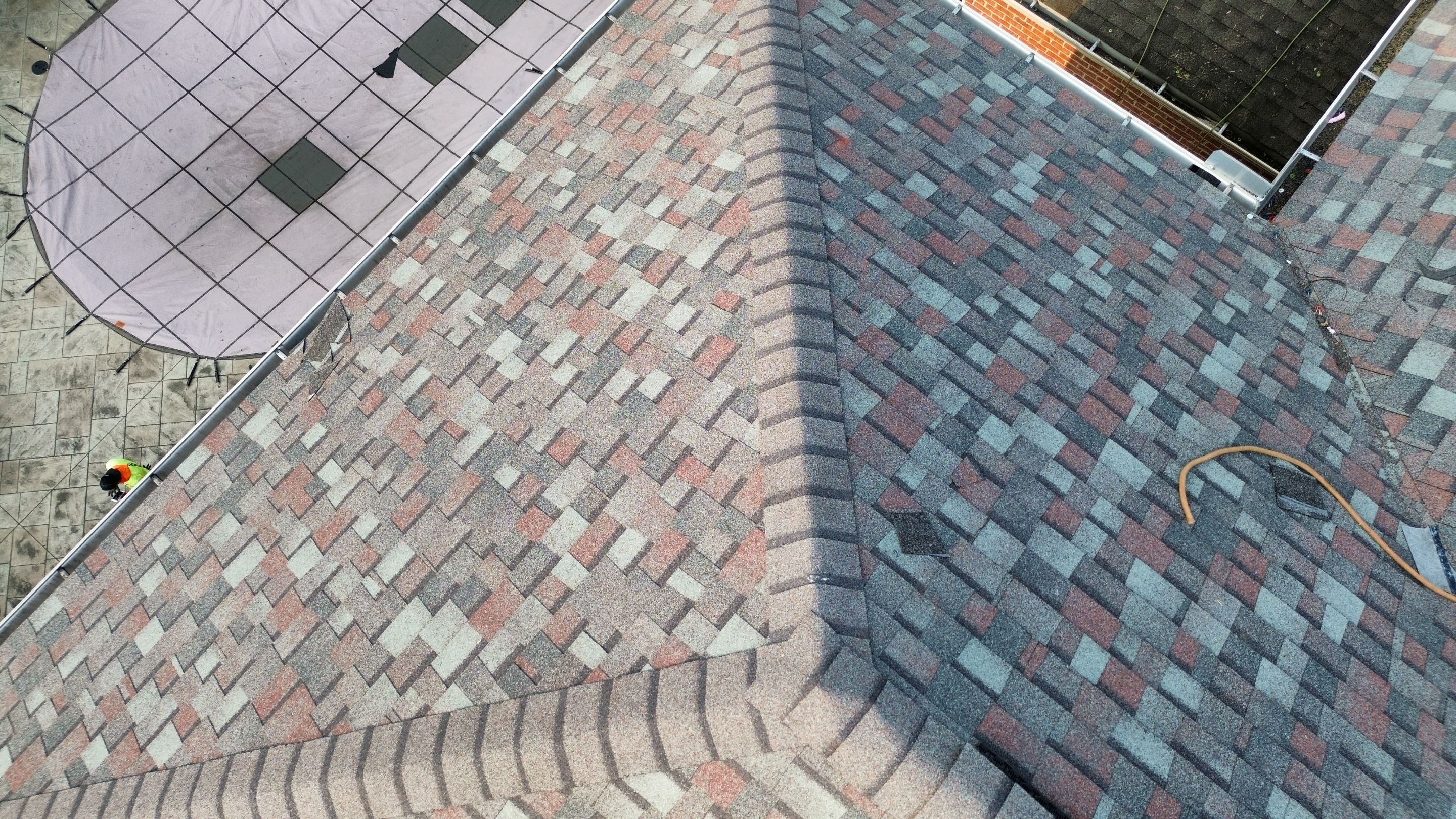 Residential Roofing Installation using Duration Series Shingles - Colonial Slate by RoofX 