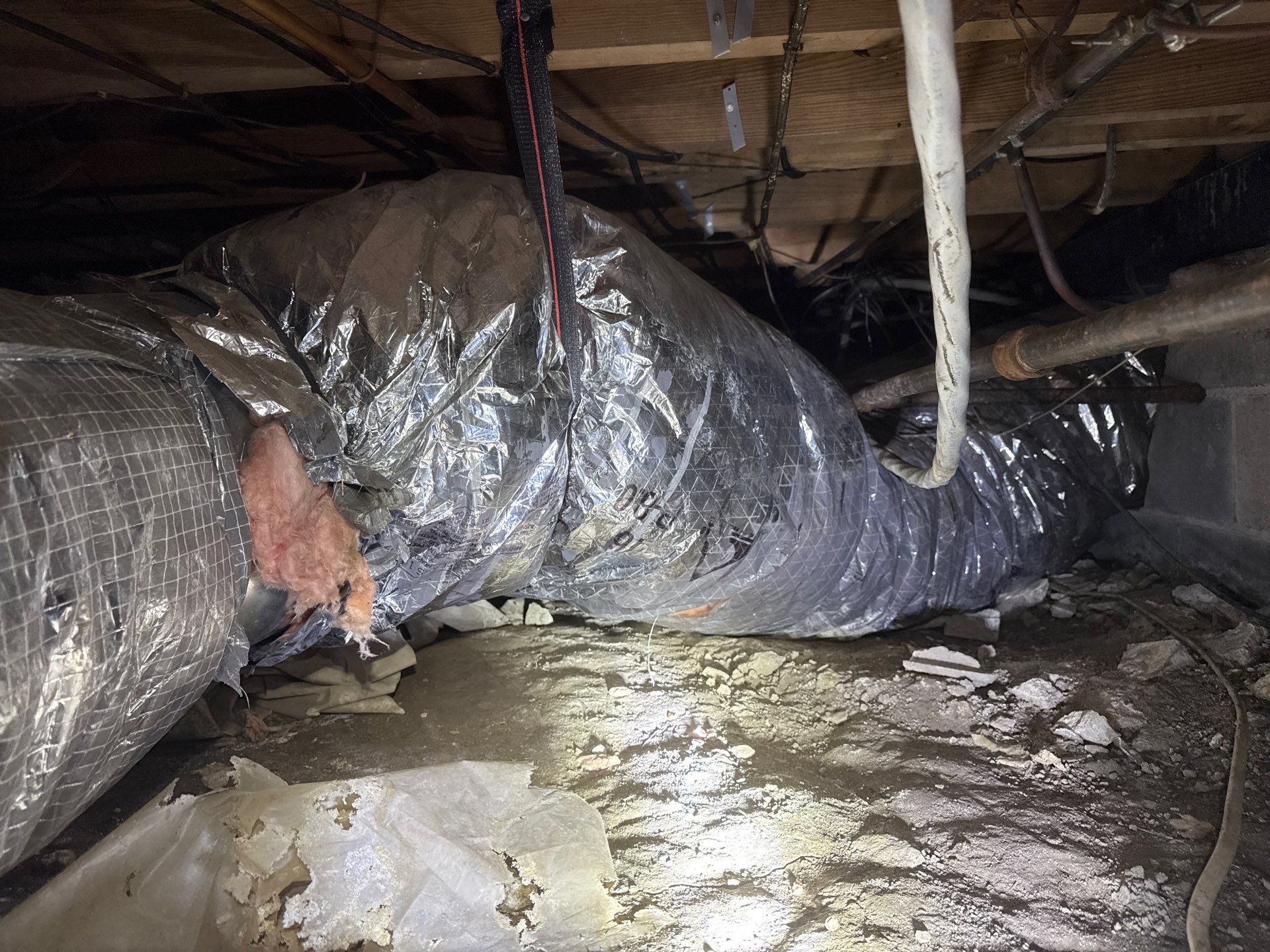 Project in Portsmouth by Patriot Crawl Space Repairs