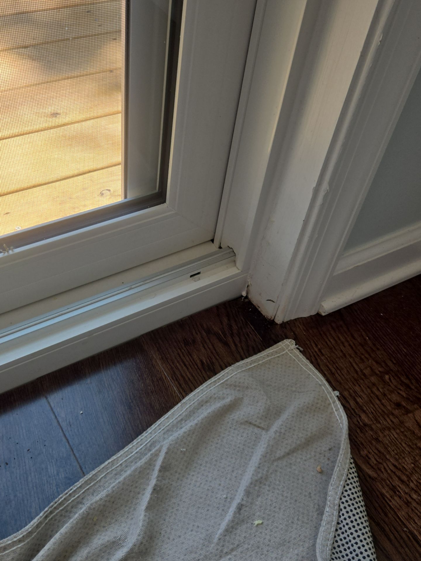 Sliding door with extra waterproofing by Window Depot of Annapolis