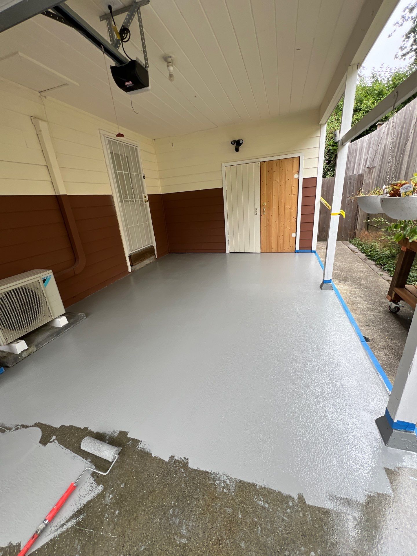 Concrete Garage Epoxy Paint Finish | Everett by Jireh Asphalt & Concrete Inc 