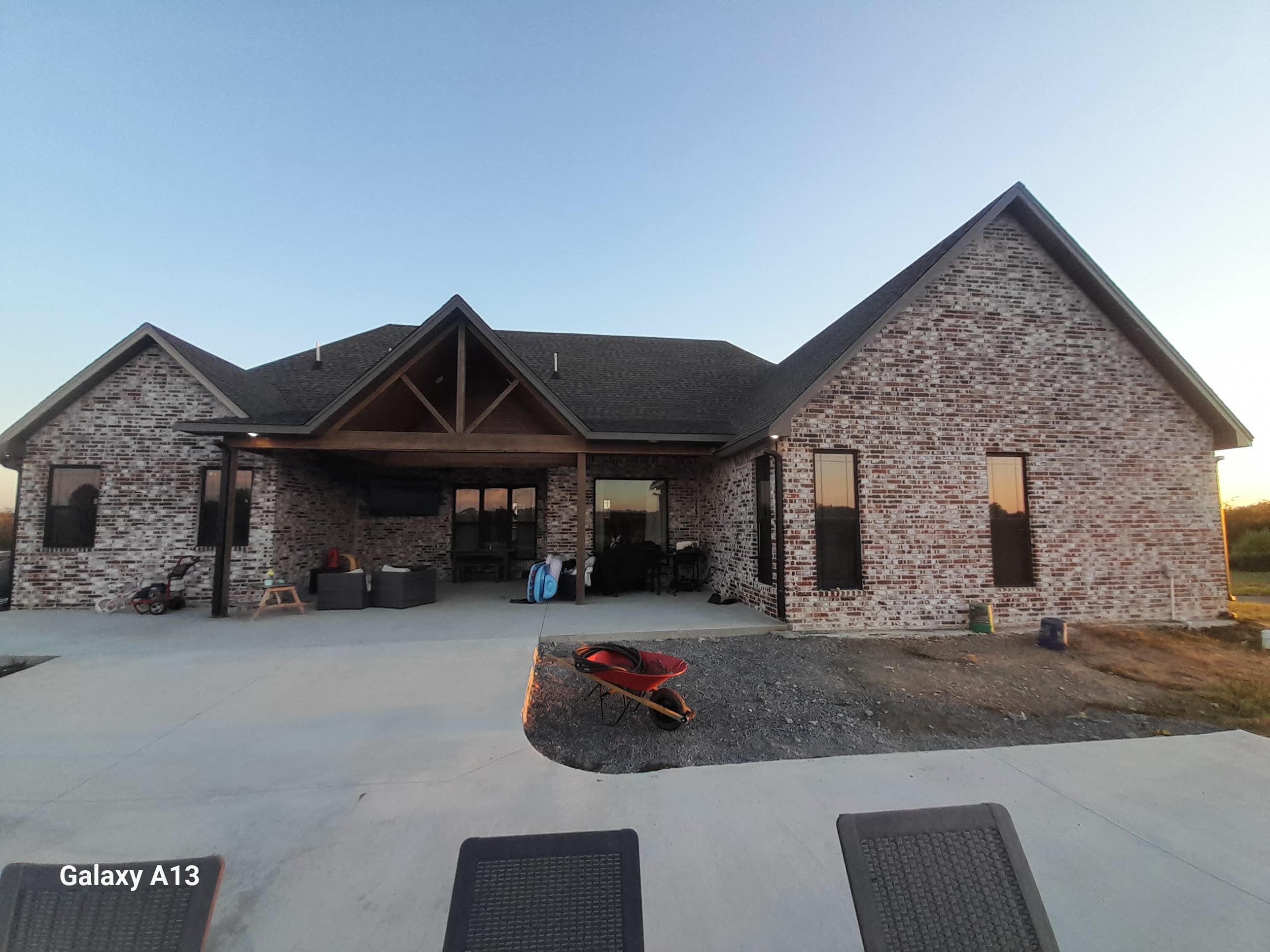 Fascia and door frames wrapped with PVC coil & soffit installation by In & Out Construction & Remodeling, LLC