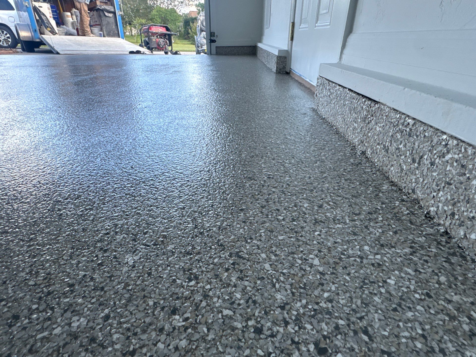 Garage Project in Lake City, FL in Mount Everest by Cross Creek Concrete Coatings