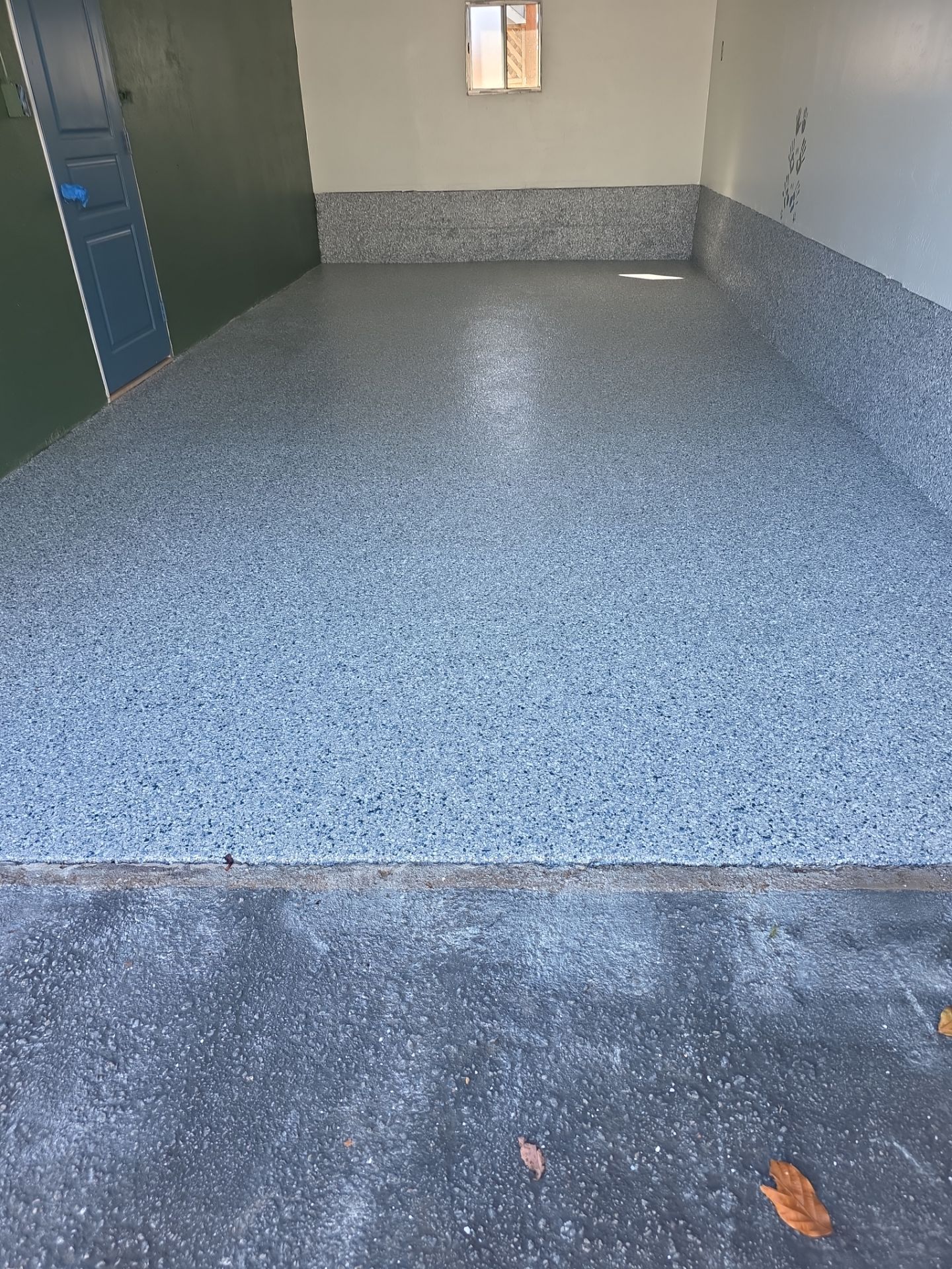 Morro Bay Garage Floor Coating with Simiron Decorative Chips by MGP Coatings
