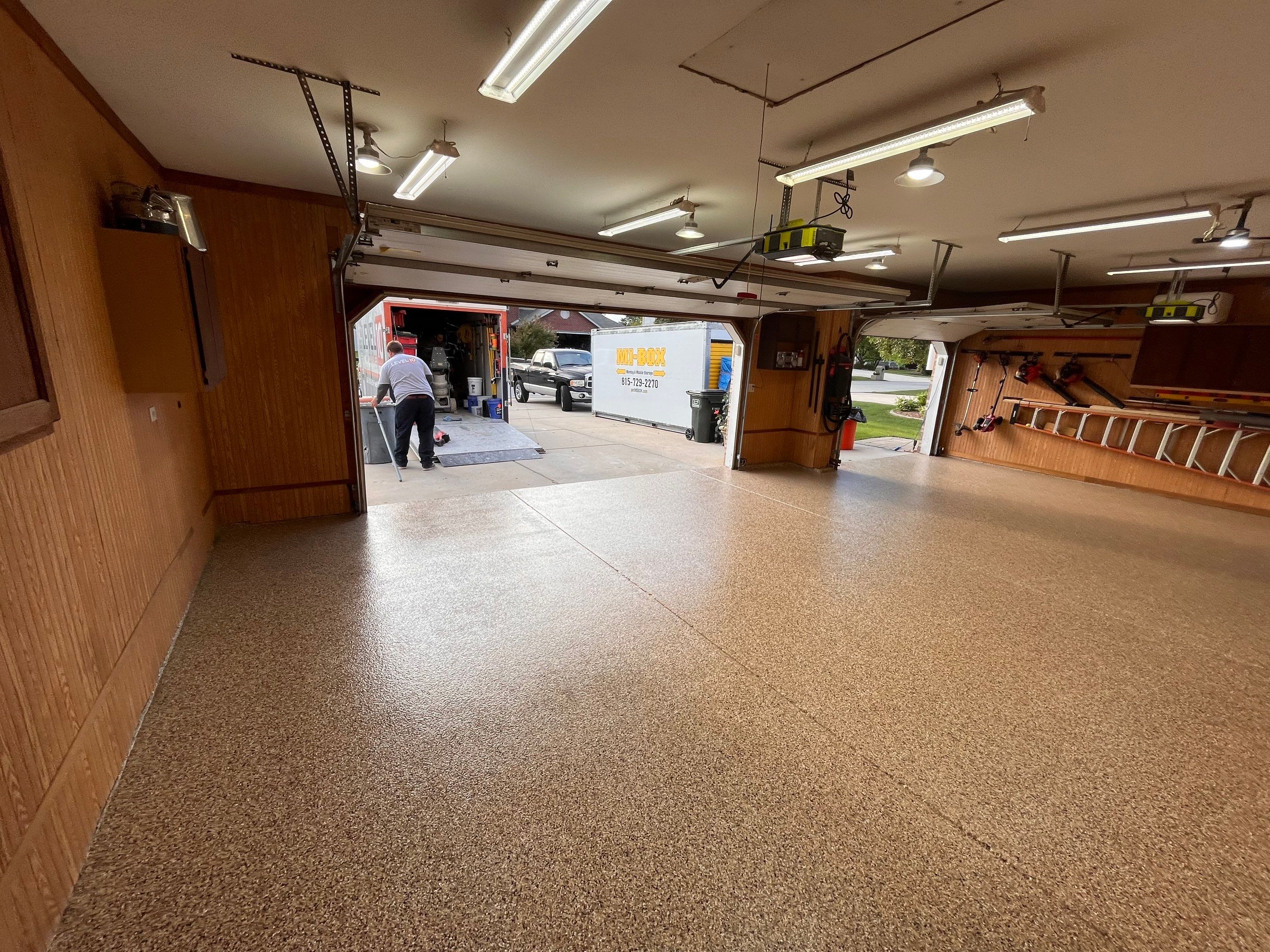 Outback Garage Floor Coating by Level 10 Coatings