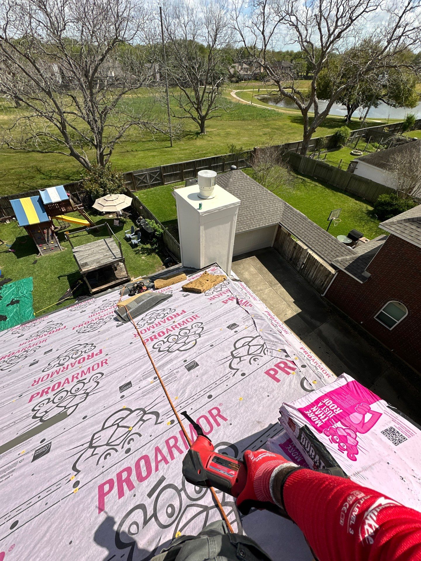 Project in Sugar Land by Motion Roofing
