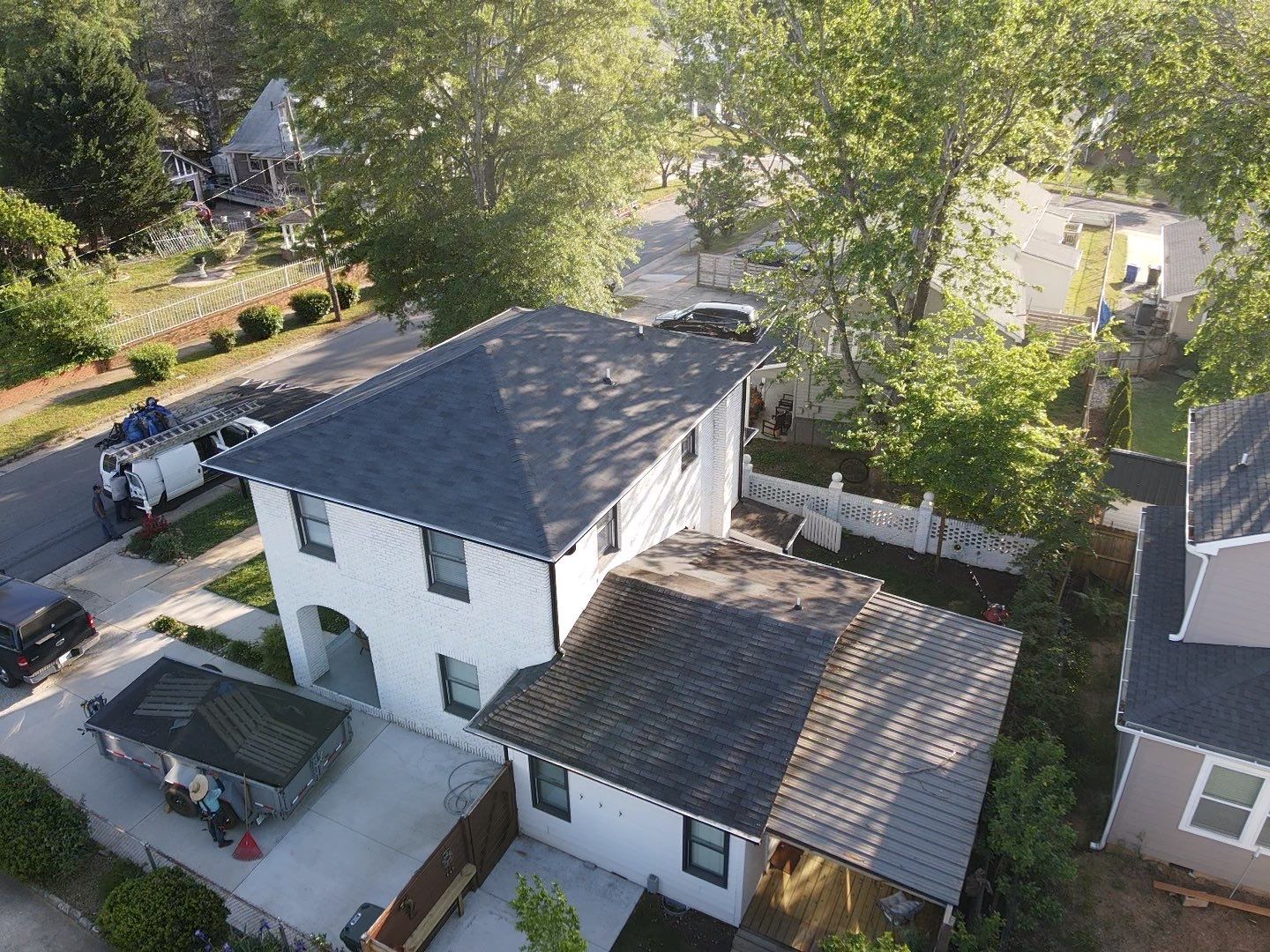 Residential Architectural Shingle Roof Installation and Decking Repair in Greenville by Roofers LLC