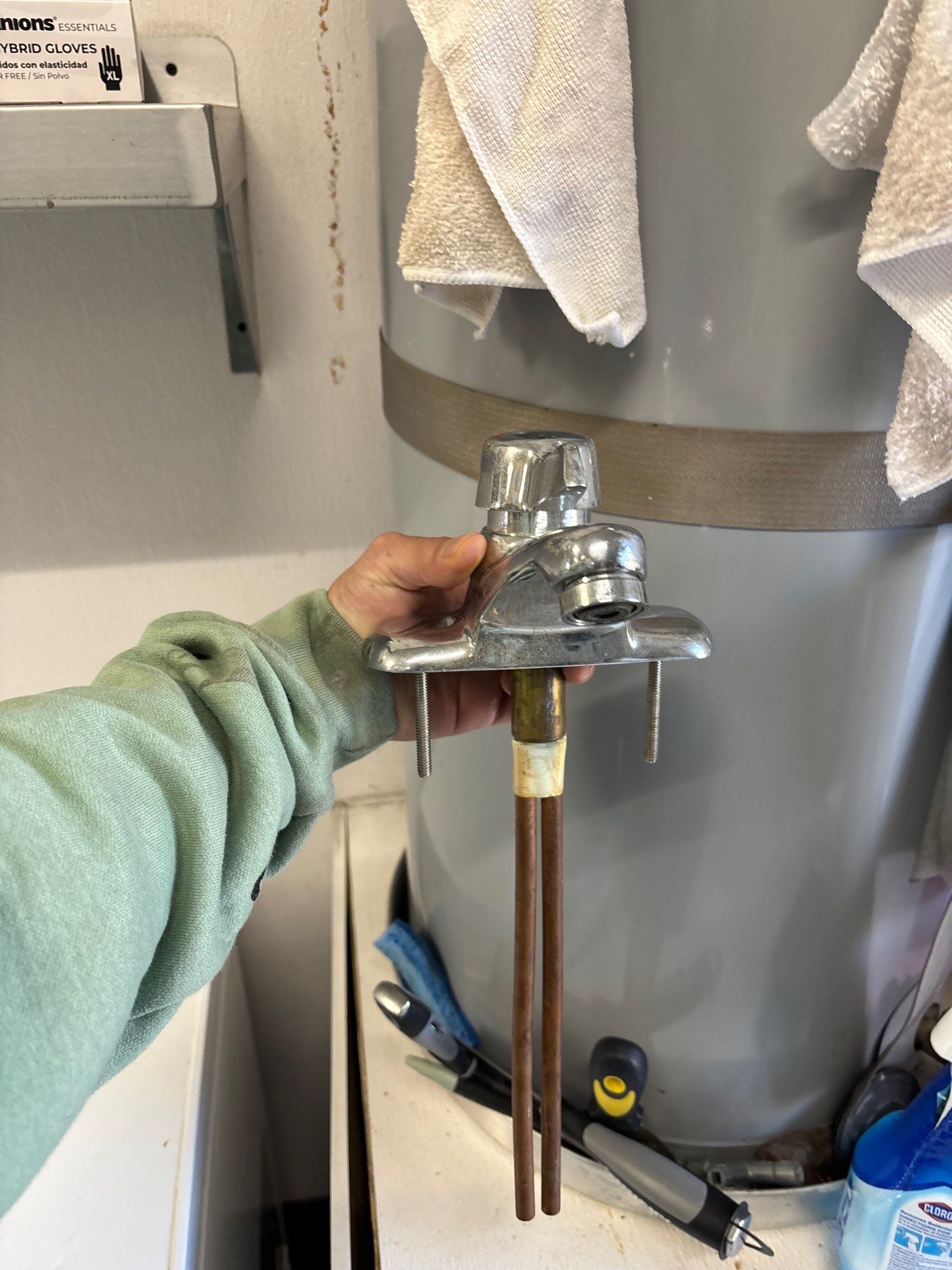 Sink Installation with Faucet & Plumbing by Us Plumbing