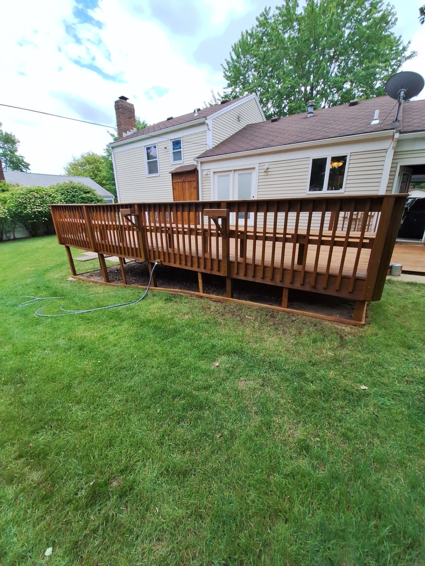 Deck Wash & Stain Transformation | Spring Lake, Michigan by Gordon Painting